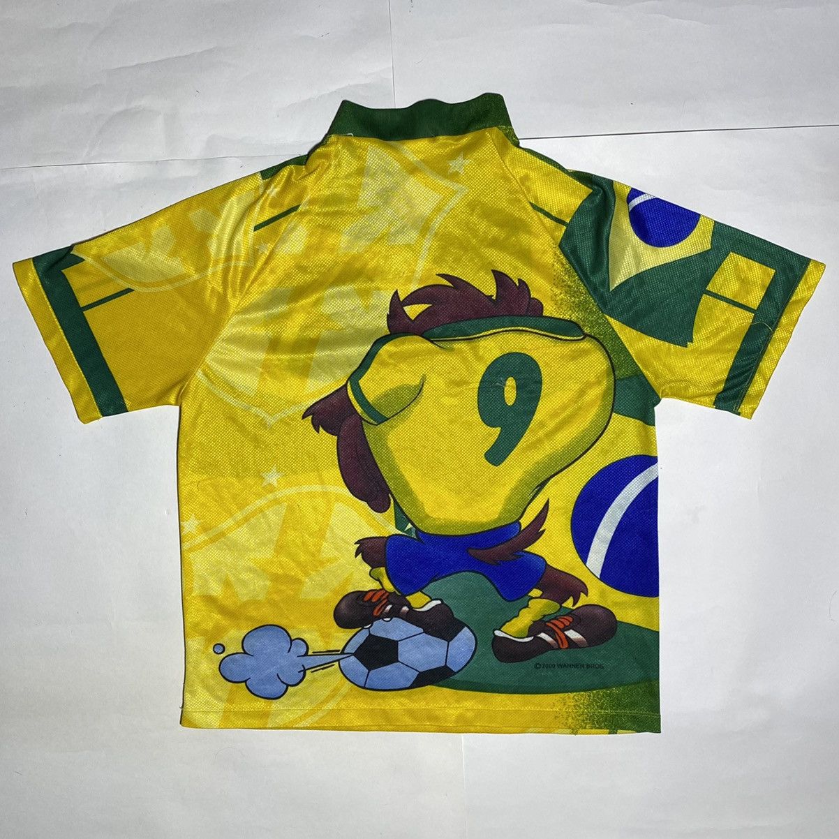 Cartoon Network Vintage Faded Looney Tunes Taz 1999 Jersey Size US S / EU 44-46 / 1 - 2 Thumbnail
