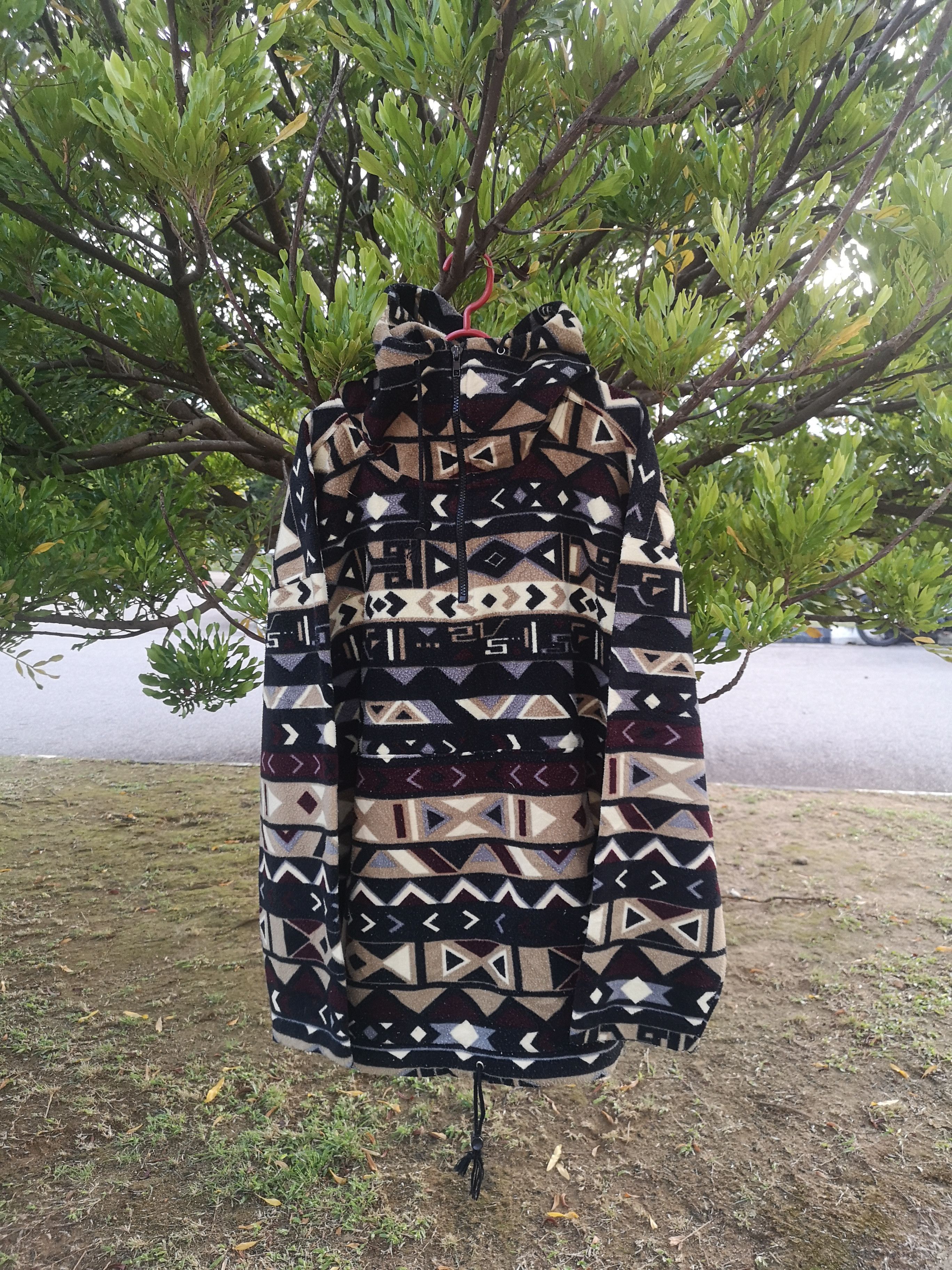 Japanese Brand Swash Hoodie Navajo Fleece half zip Size US L / EU 52-54 / 3 - 1 Thumbnail