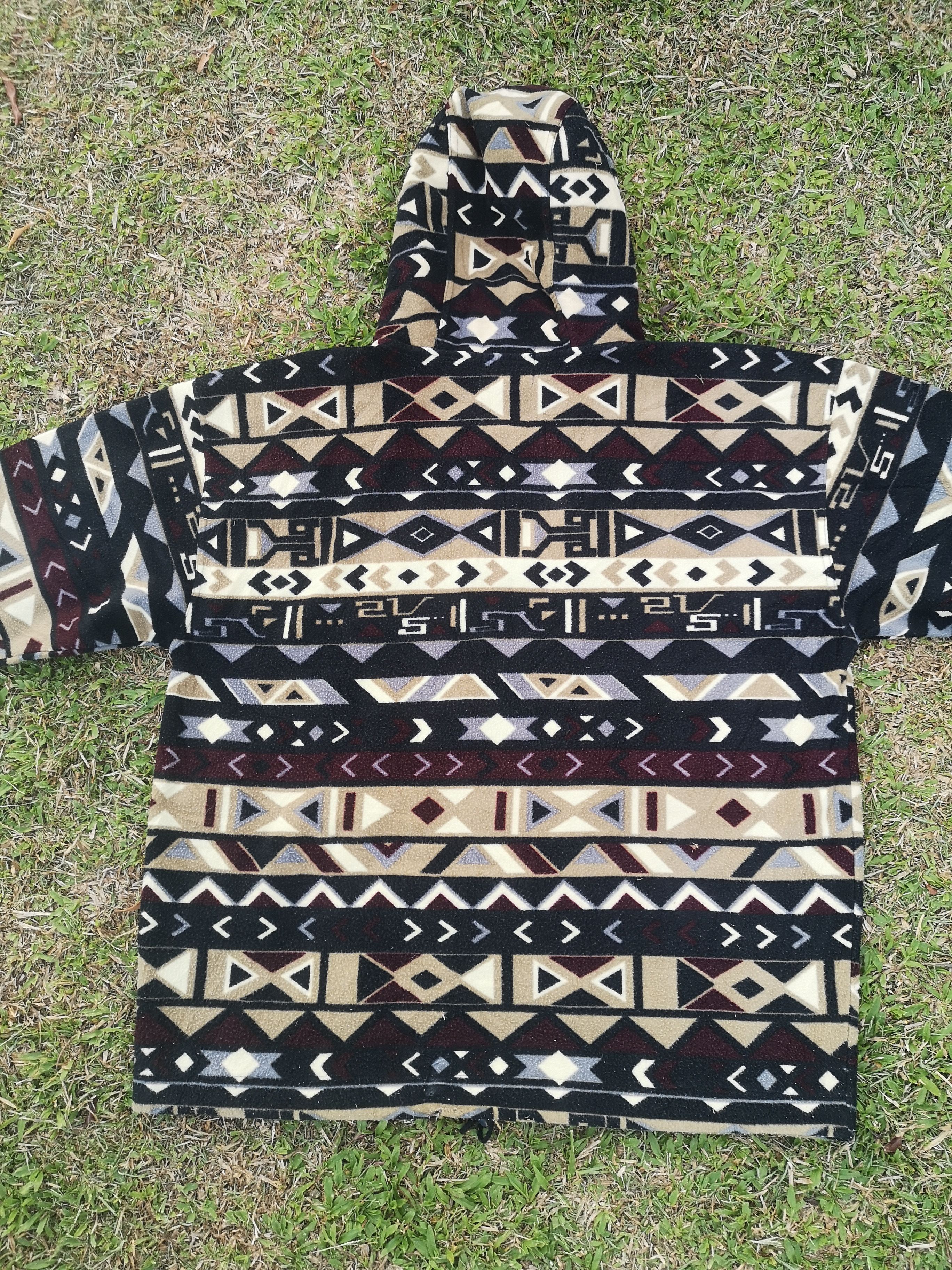 Japanese Brand Swash Hoodie Navajo Fleece half zip Size US L / EU 52-54 / 3 - 6 Thumbnail