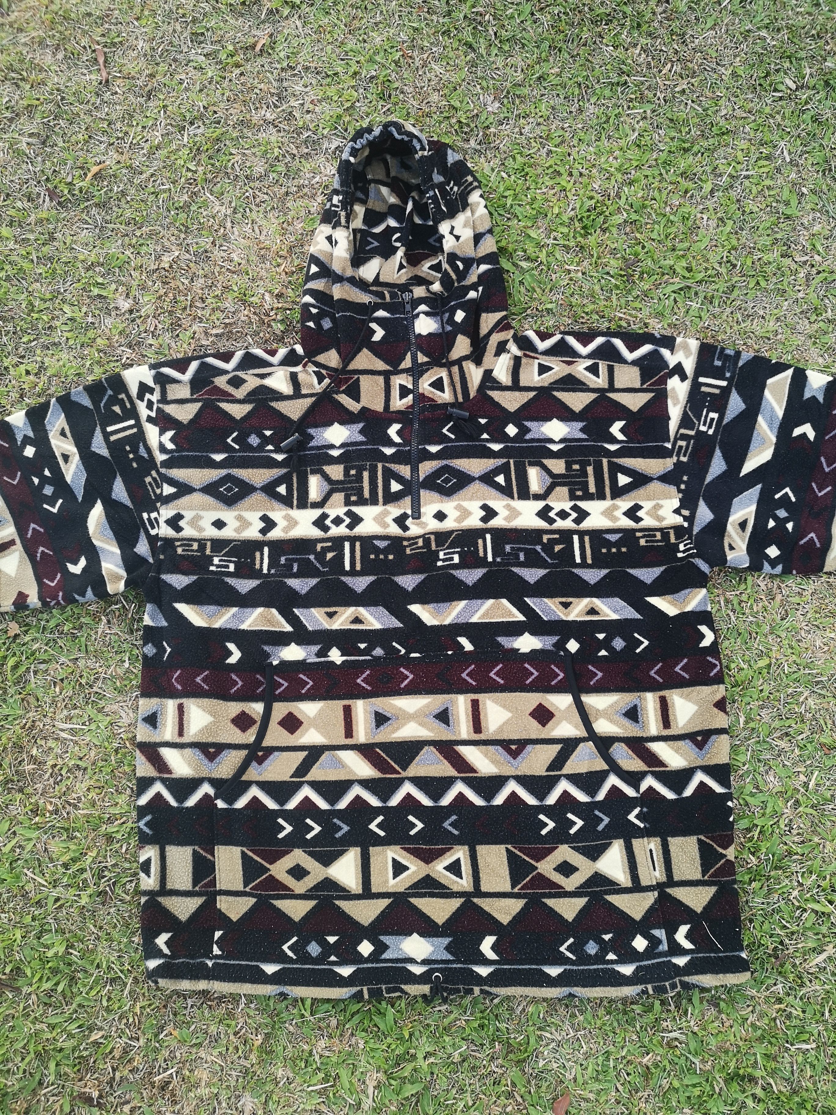 Japanese Brand Swash Hoodie Navajo Fleece half zip Size US L / EU 52-54 / 3 - 5 Thumbnail