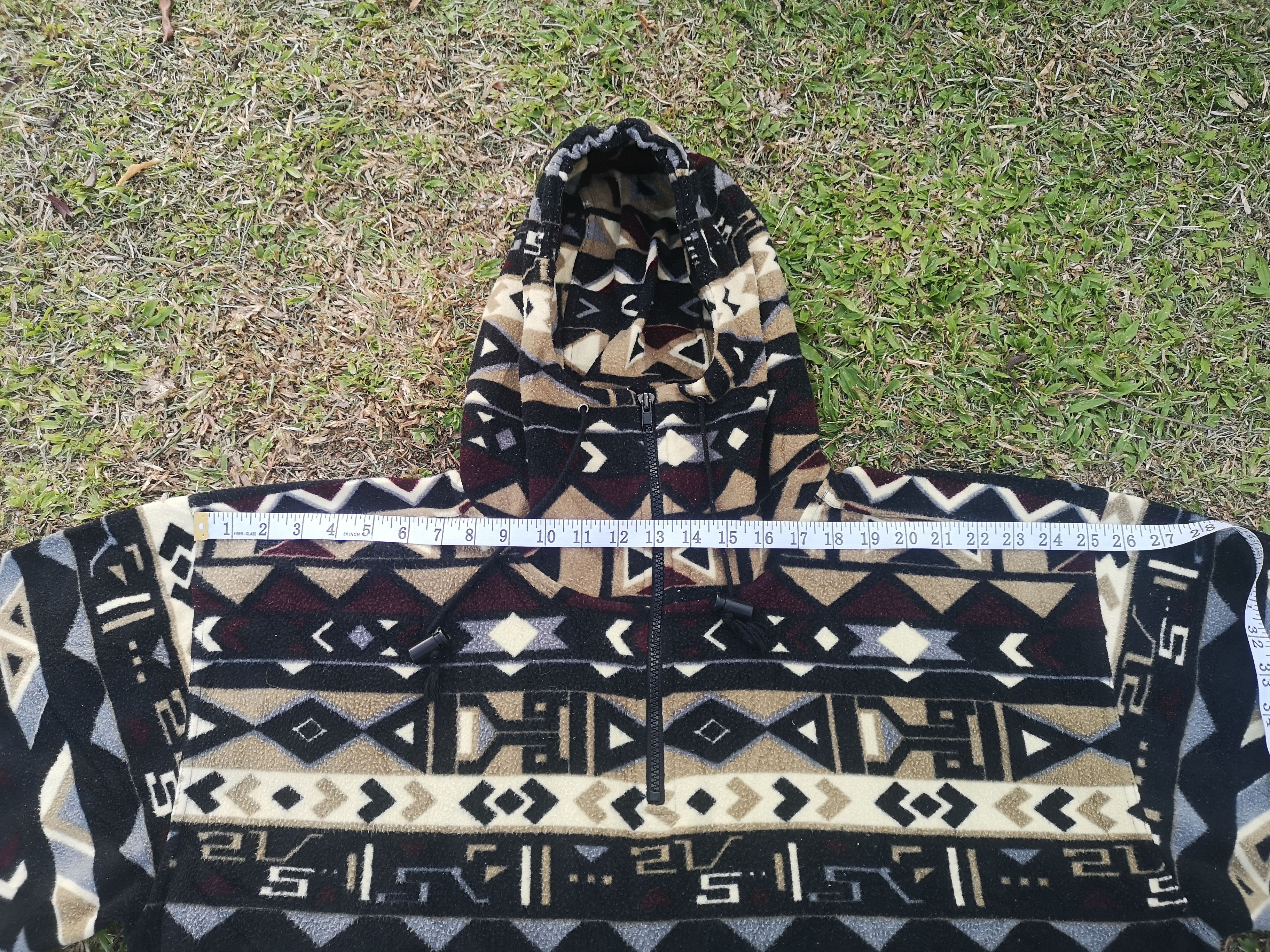 Japanese Brand Swash Hoodie Navajo Fleece half zip Size US L / EU 52-54 / 3 - 13 Thumbnail
