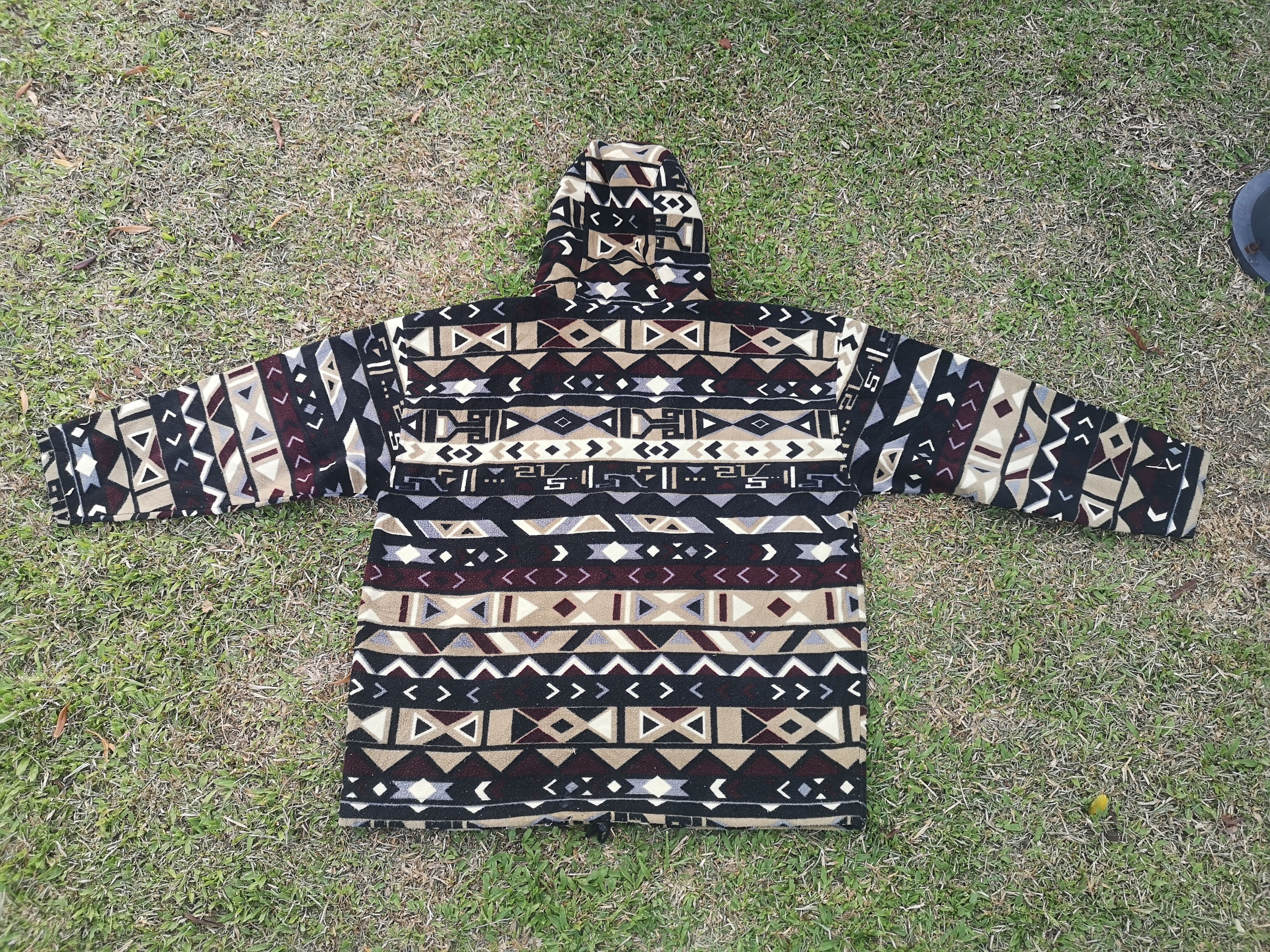 Japanese Brand Swash Hoodie Navajo Fleece half zip Size US L / EU 52-54 / 3 - 4 Thumbnail