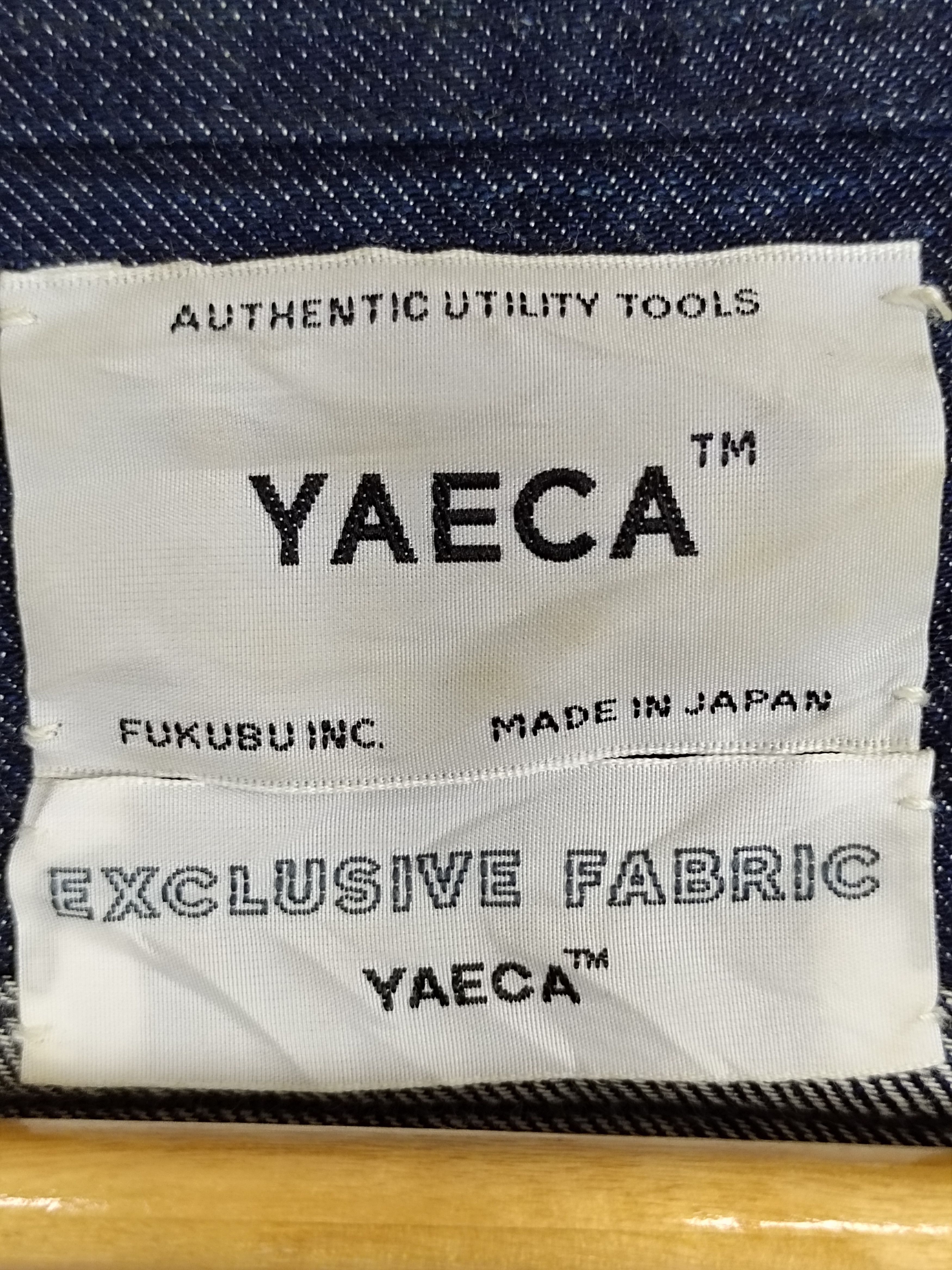 YAECA Vintage 90s YAECA Japan Double Pocket Indigo Denim Shirt Size US M / EU 48-50 / 2 - 15 Thumbnail