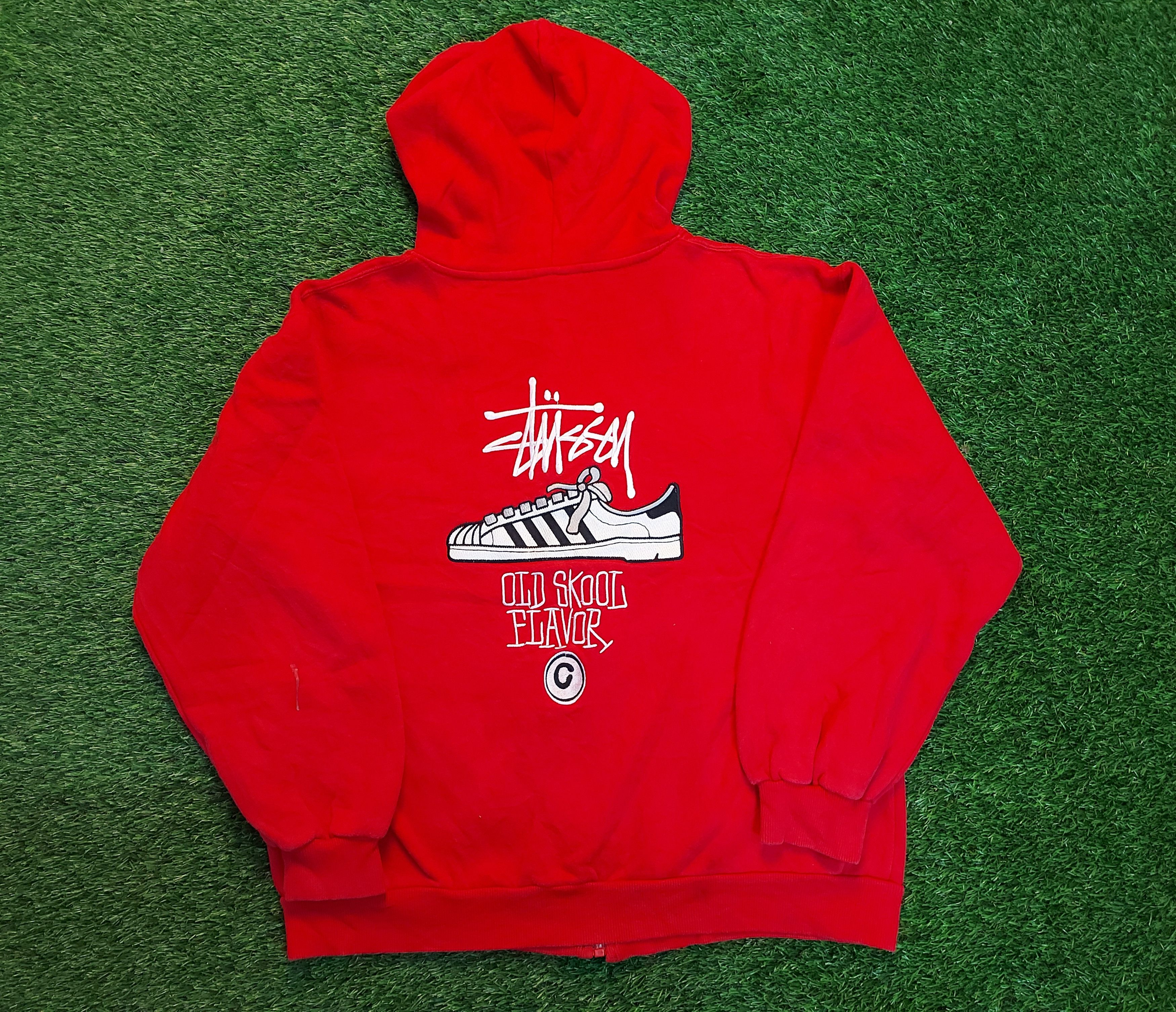 Stussy (A32) STUSSY - zipper hoodie made in usa Size US M / EU 48-50 / 2 - 1 Thumbnail