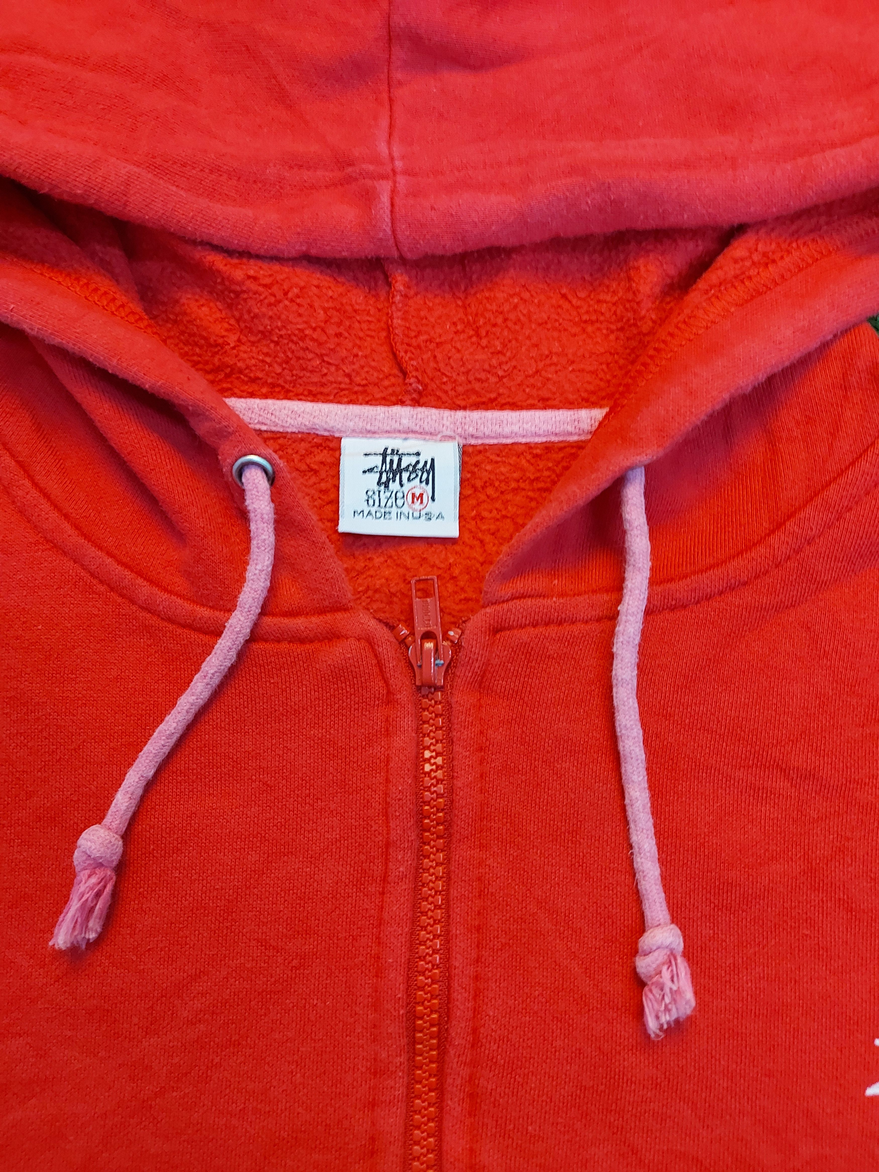 Stussy (A32) STUSSY - zipper hoodie made in usa Size US M / EU 48-50 / 2 - 7 Thumbnail