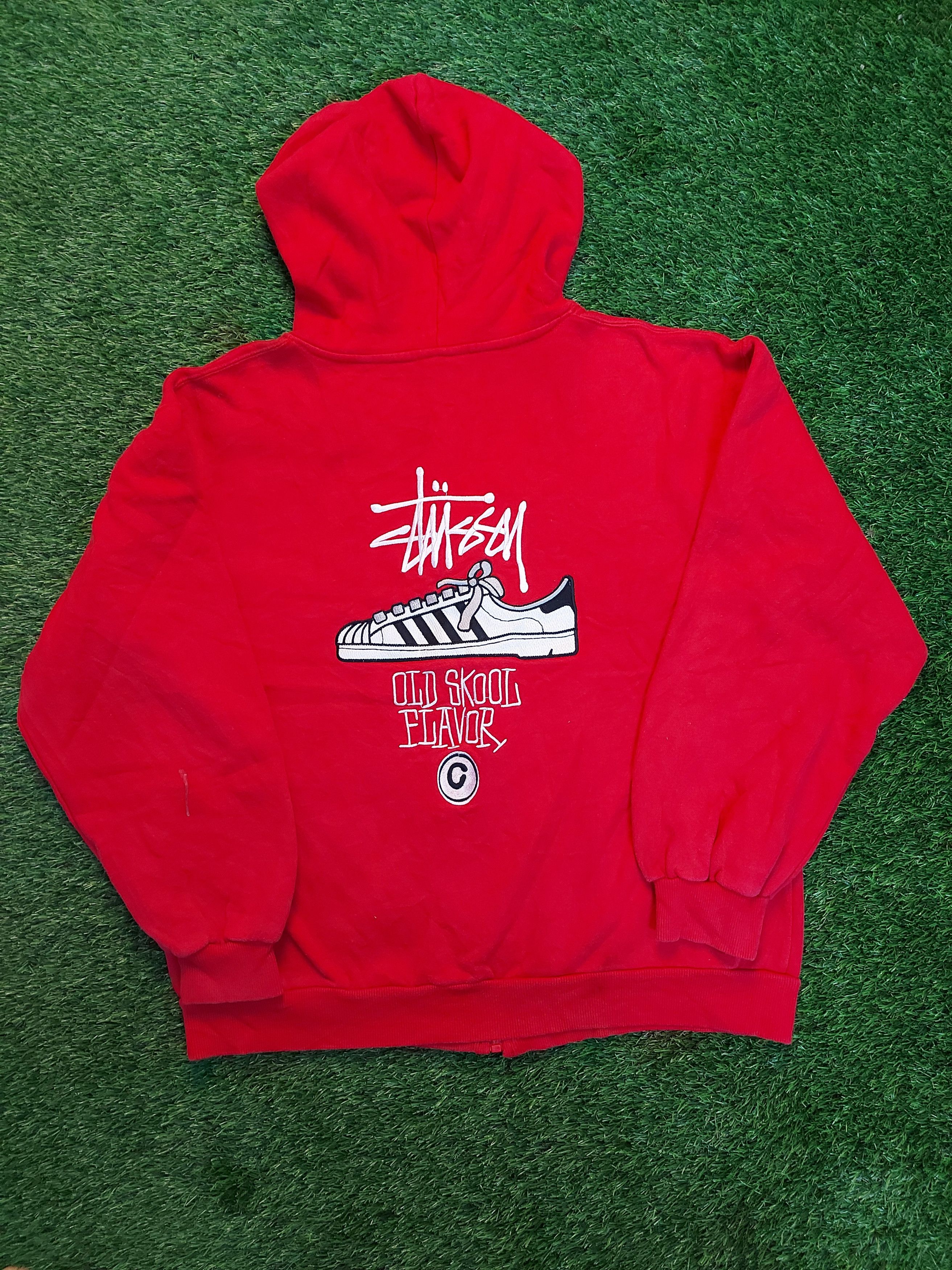 Stussy (A32) STUSSY - zipper hoodie made in usa Size US M / EU 48-50 / 2 - 14 Thumbnail