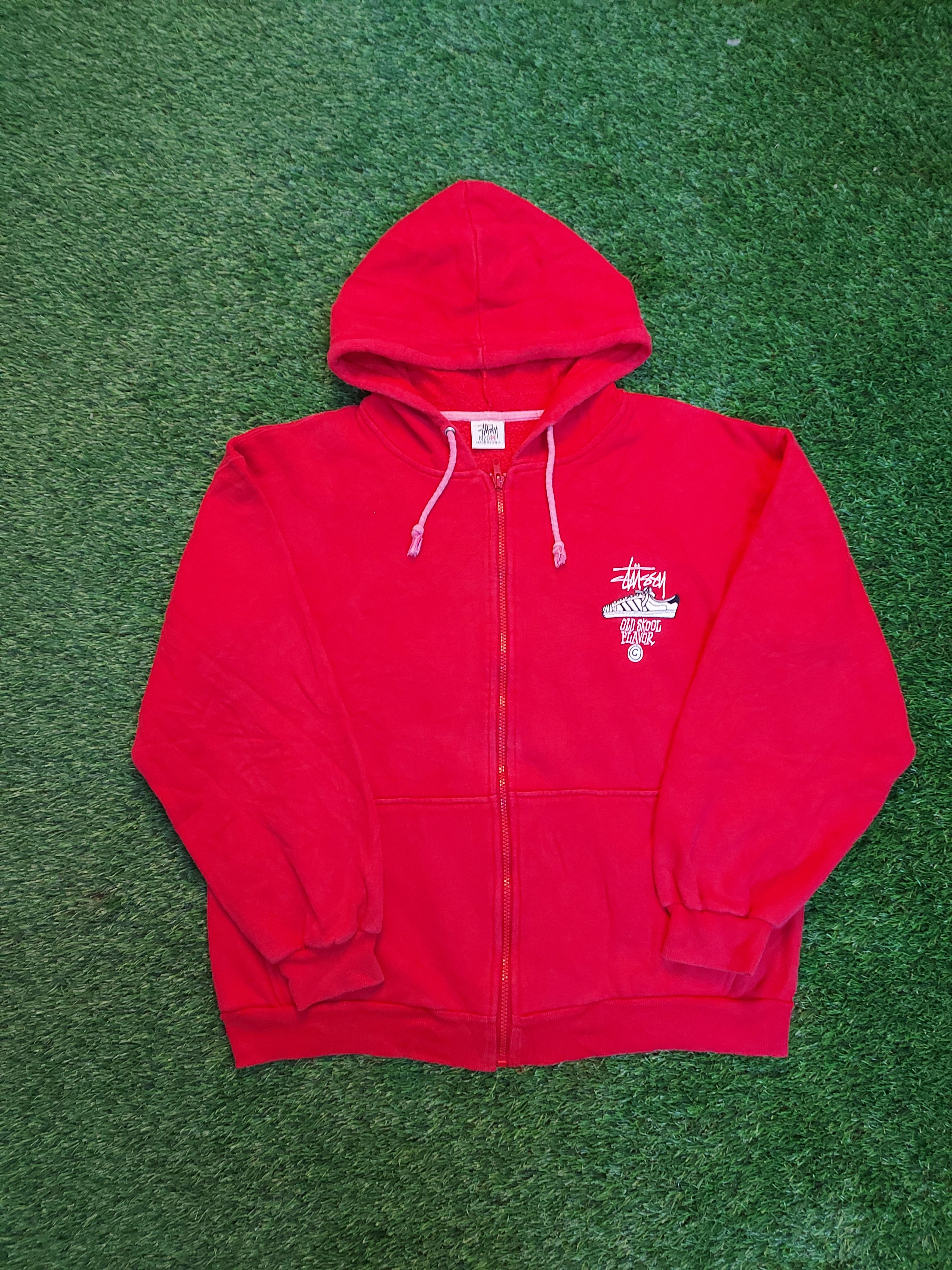 Stussy (A32) STUSSY - zipper hoodie made in usa Size US M / EU 48-50 / 2 - 5 Thumbnail