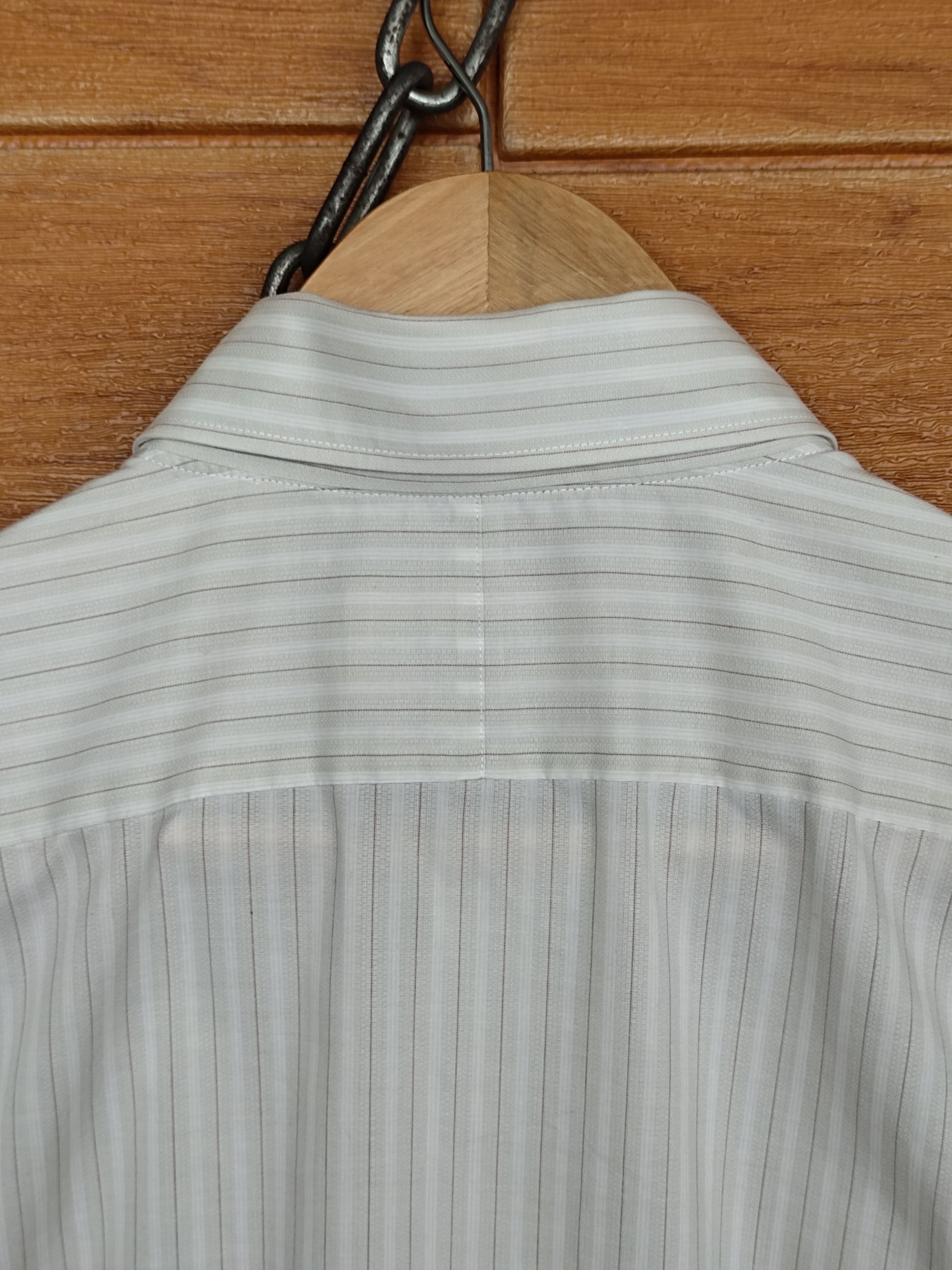 Pierre Balmain × Vintage Vintage Pierre Balmain Paris Striped Button Up Shirt Size US M / EU 48-50 / 2 - 8 Thumbnail