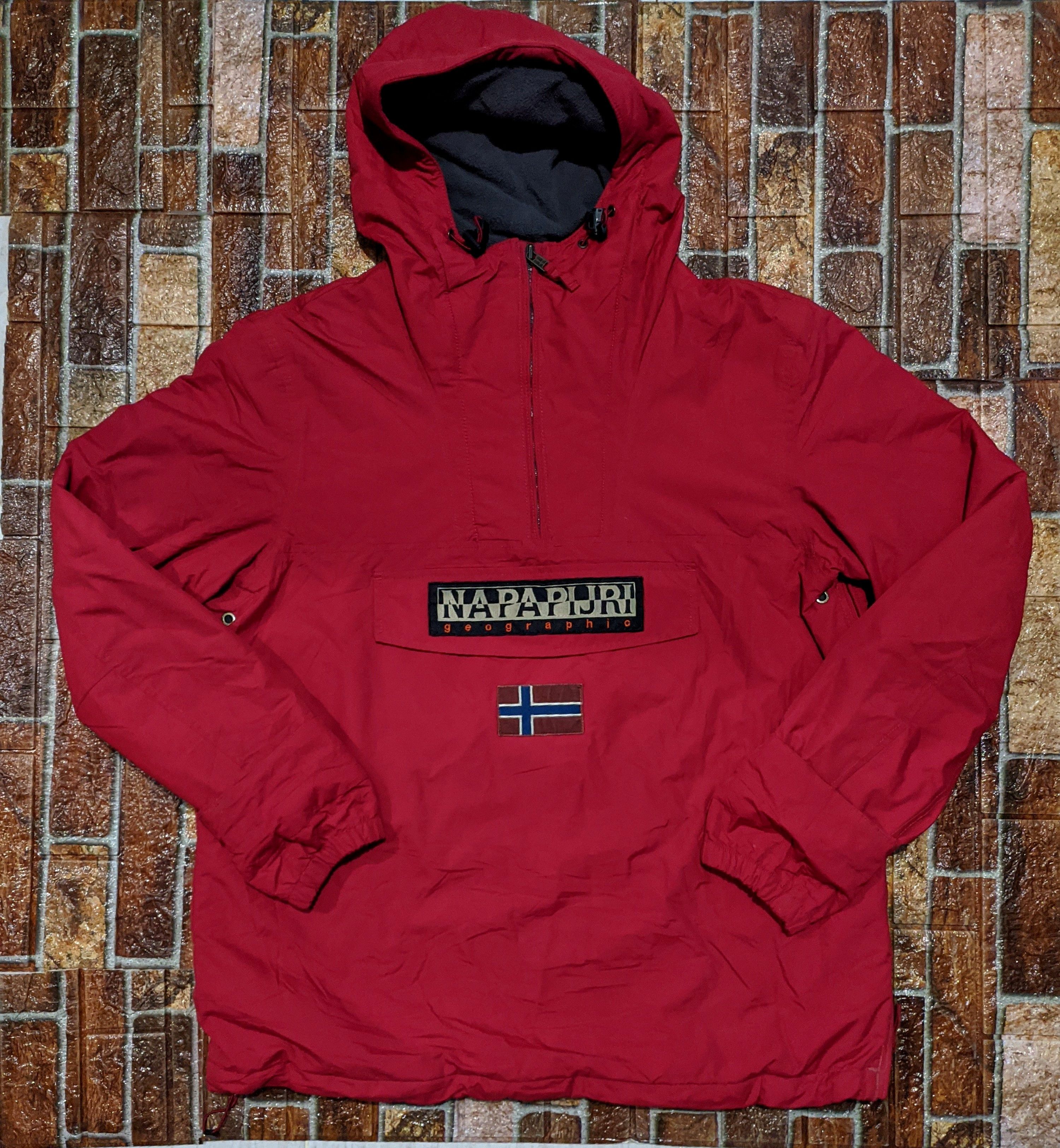 Napapijri Skidoo Taped Seams Fleece Lined Anorak Jacket