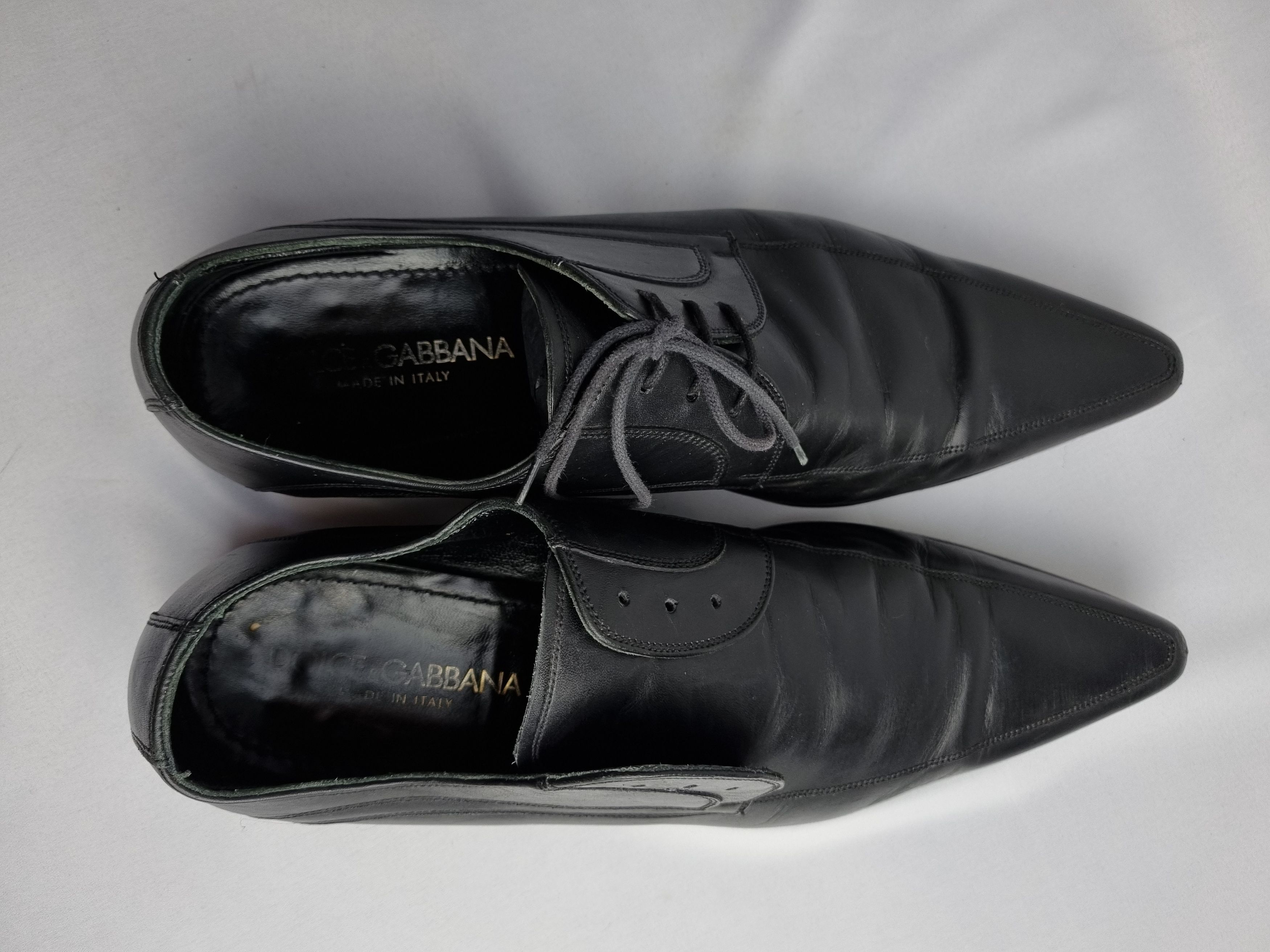 Dolce & Gabbana × Vintage Dolce and Gabbana Leather Shoes Size US 8 / EU 41 - 13 Thumbnail