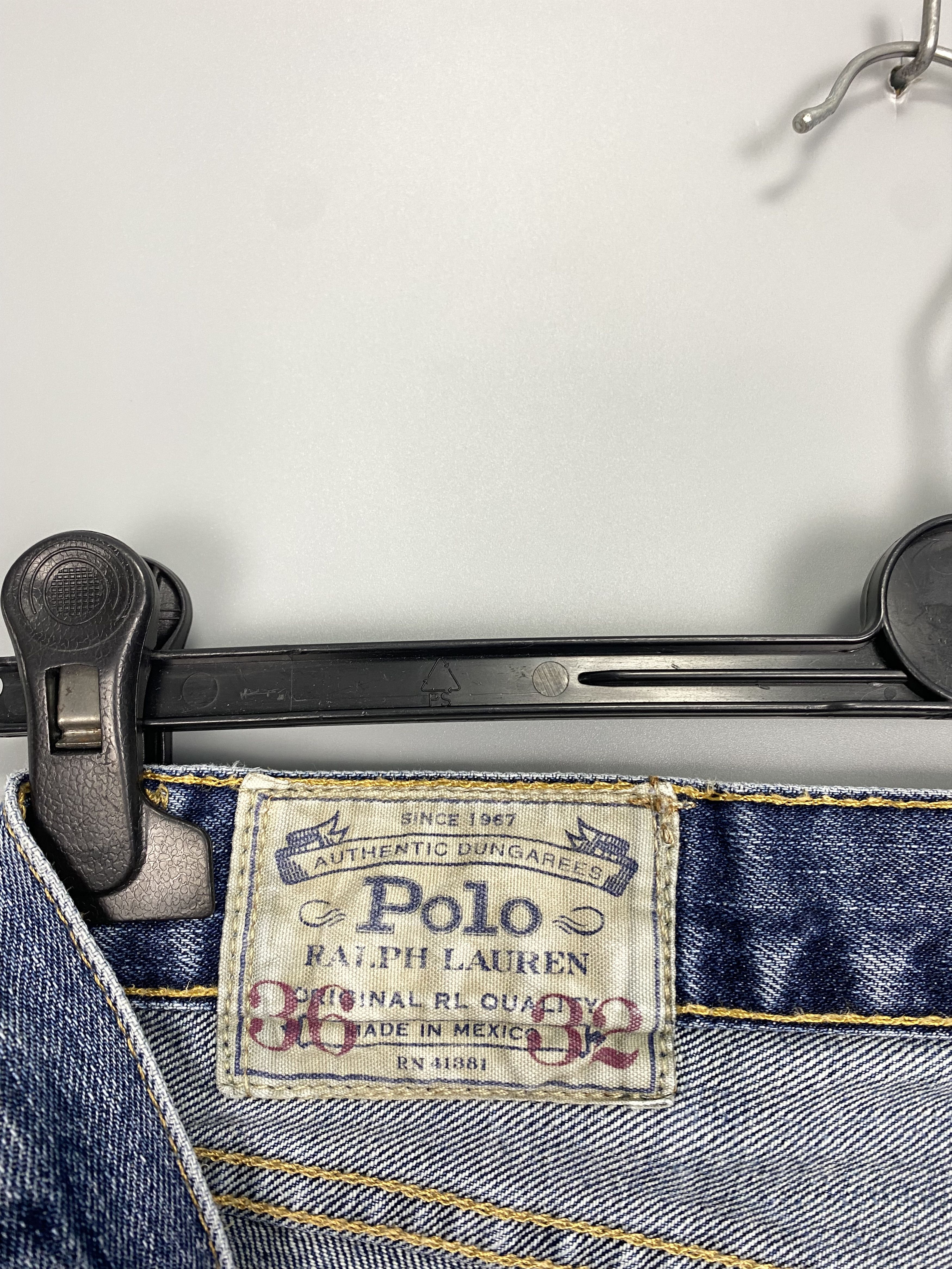 Polo Ralph Lauren Vintage Polo Ralph Lauren Blue Denim Jeans W36 L32 Size US 36 / EU 52 - 12 Thumbnail