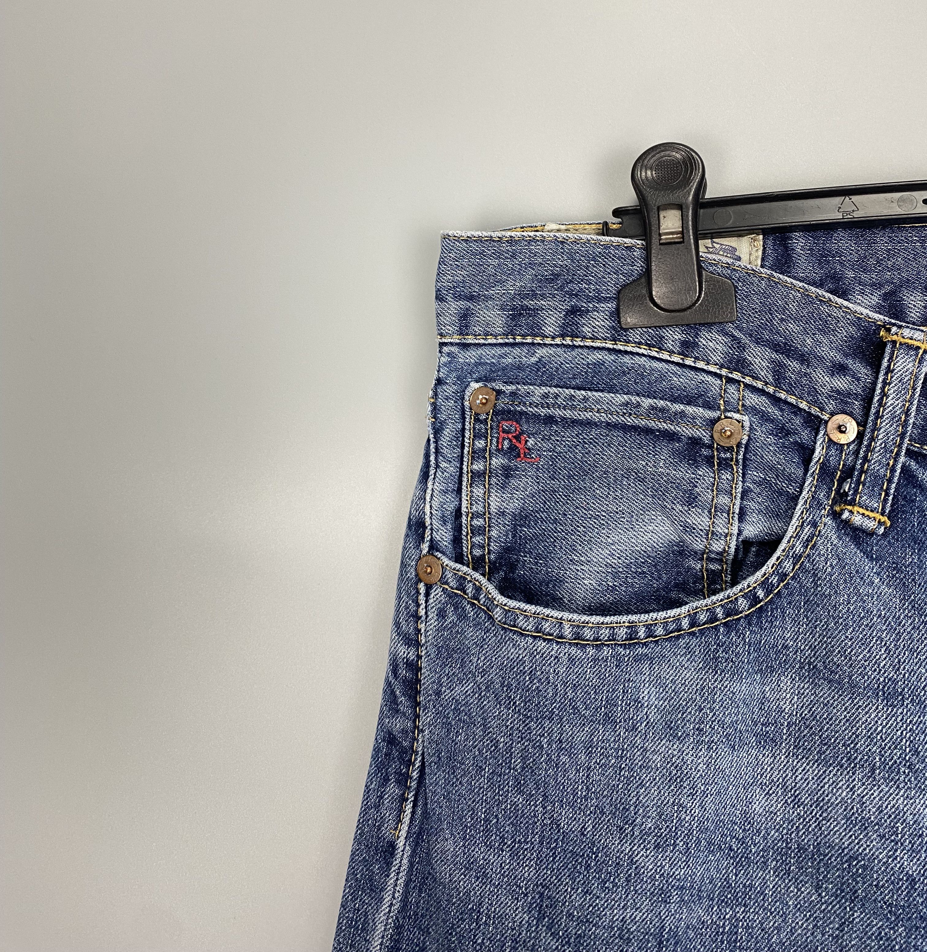Polo Ralph Lauren Vintage Polo Ralph Lauren Blue Denim Jeans W36 L32 Size US 36 / EU 52 - 5 Thumbnail