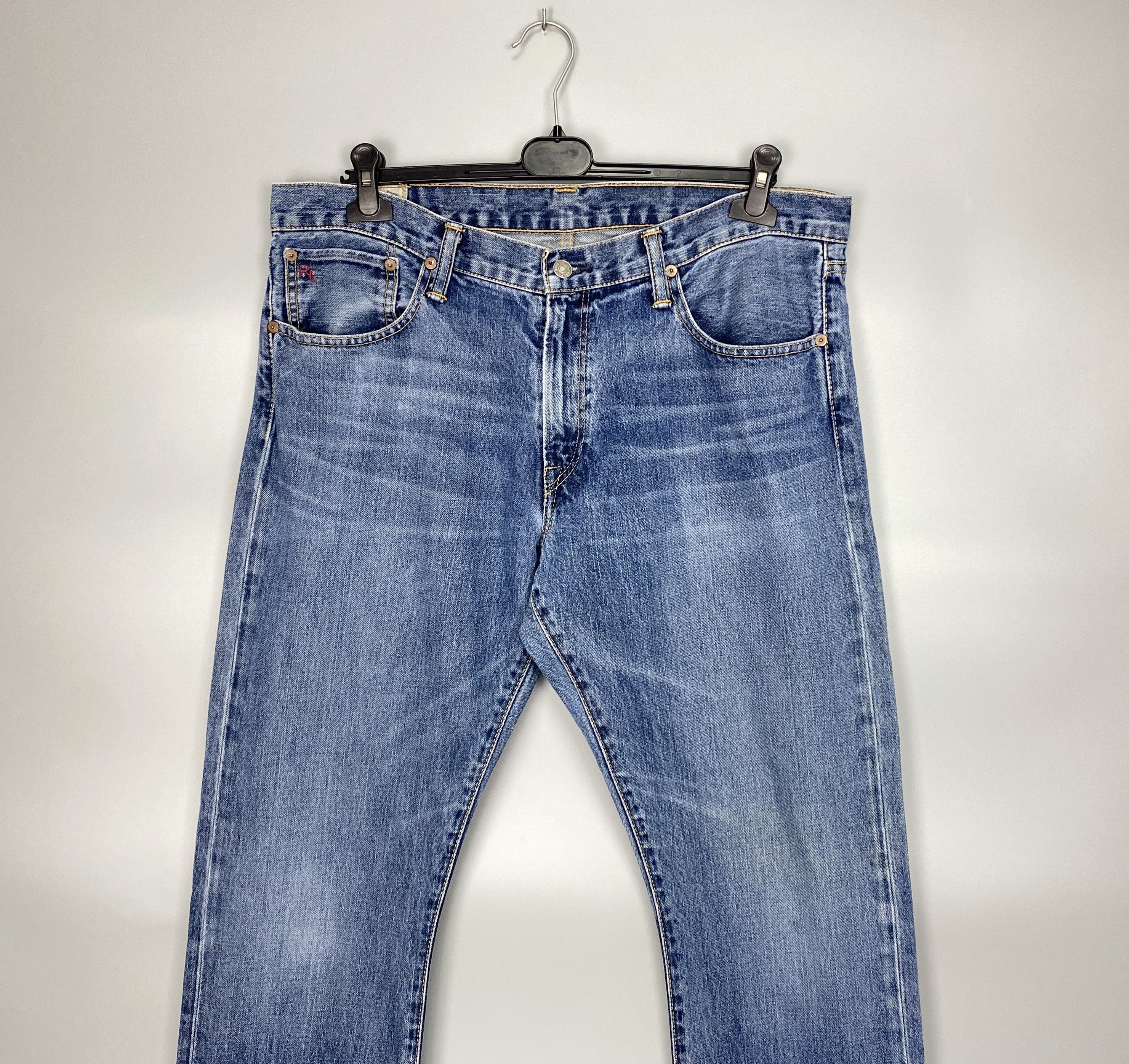 Polo Ralph Lauren Vintage Polo Ralph Lauren Blue Denim Jeans W36 L32 Size US 36 / EU 52 - 4 Thumbnail