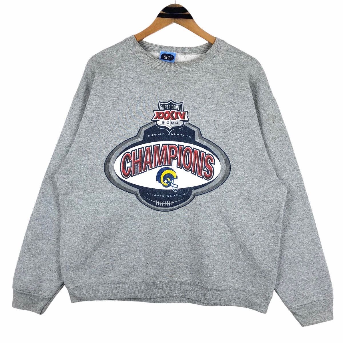 Vintage NFL Super Bowl Los Angeles RAMS Crewneck Sweatshirt