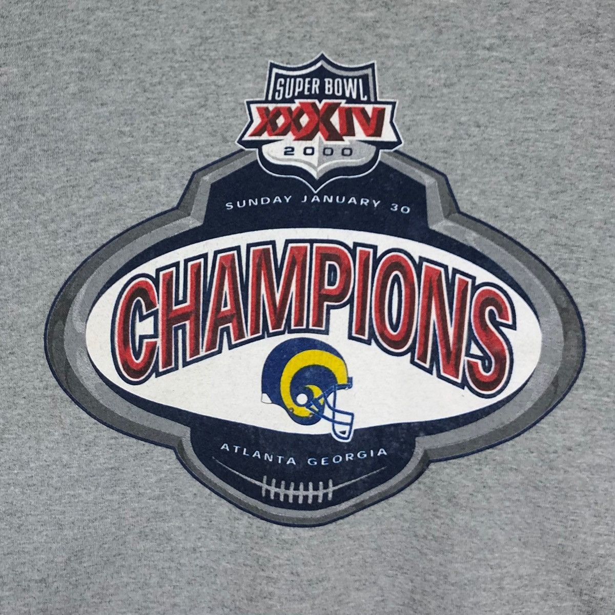 NFL Vintage NFL Super Bowl Los Angeles RAMS Crewneck Sweatshirt Size US L / EU 52-54 / 3 - 6 Thumbnail