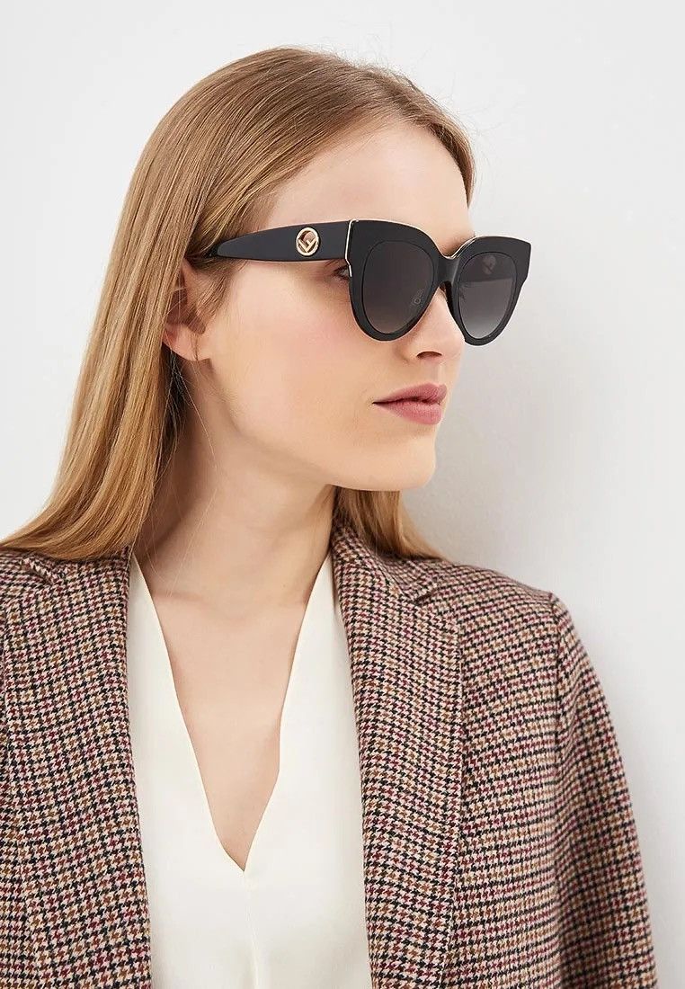 Fendi FENDI Acetate Fendi Cat Eye Sunglasses FF 0360/G/S  display picture 1