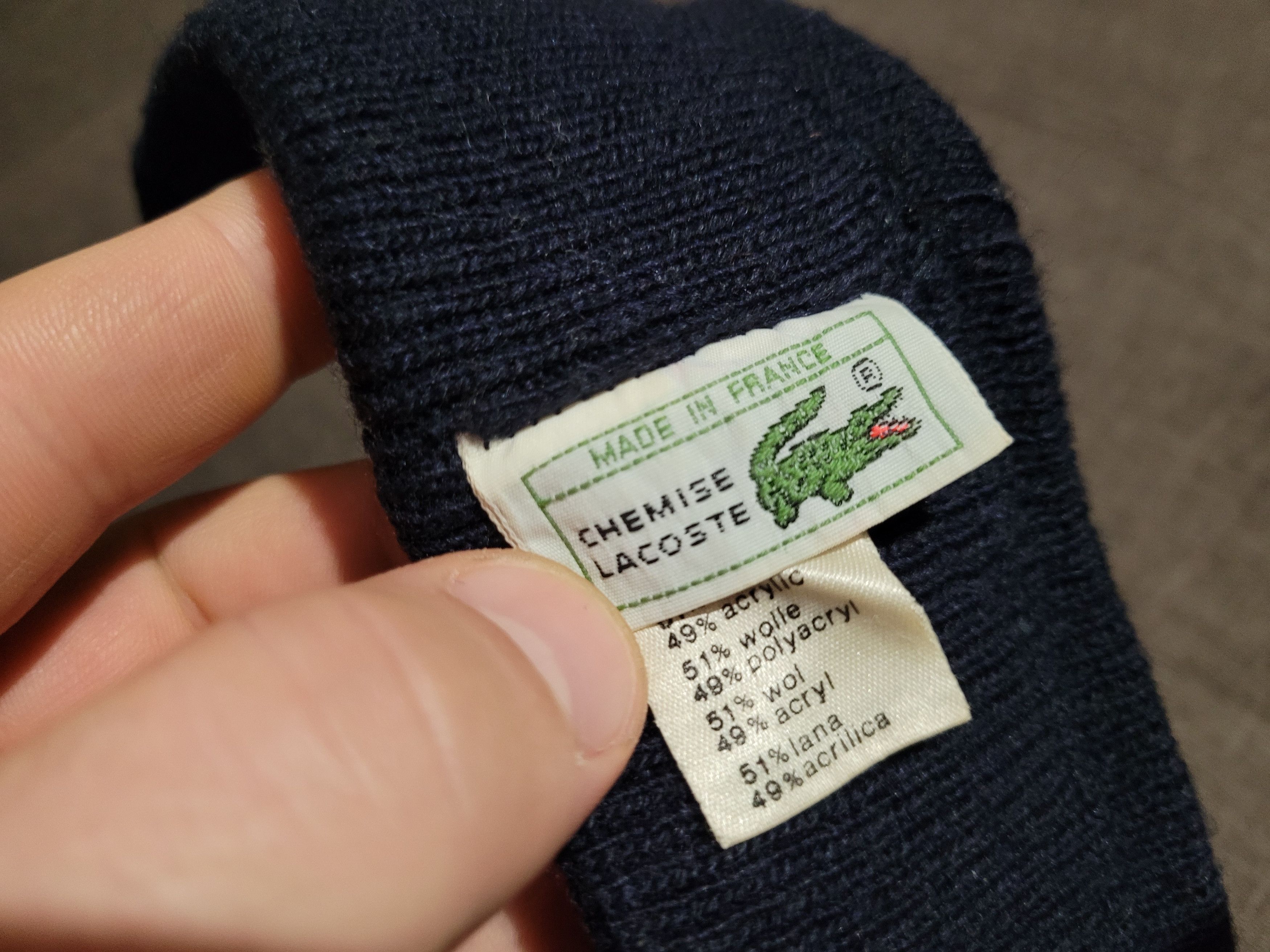 Lacoste headband Lacoste hat 1973 Size ONE SIZE - 5 Thumbnail