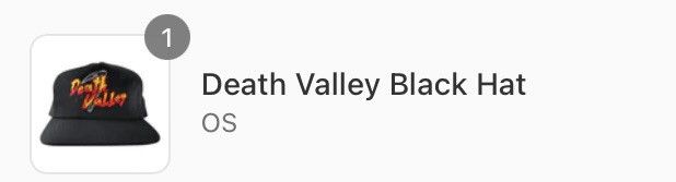 Warren Lotas DEATH VALLEY BLACK HAT Size ONE SIZE - 9 Thumbnail