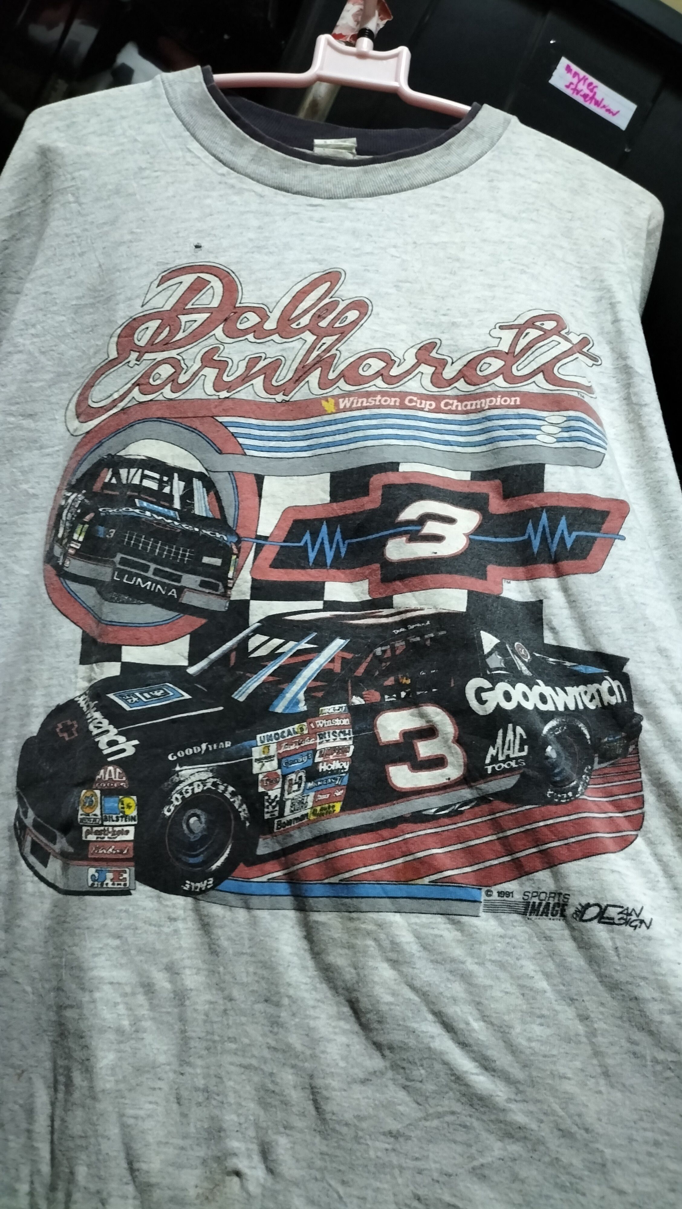 NASCAR Vintage 90s Nascar Racing Winston Championship Cup 1991 Size US XL / EU 56 / 4 - 7 Thumbnail
