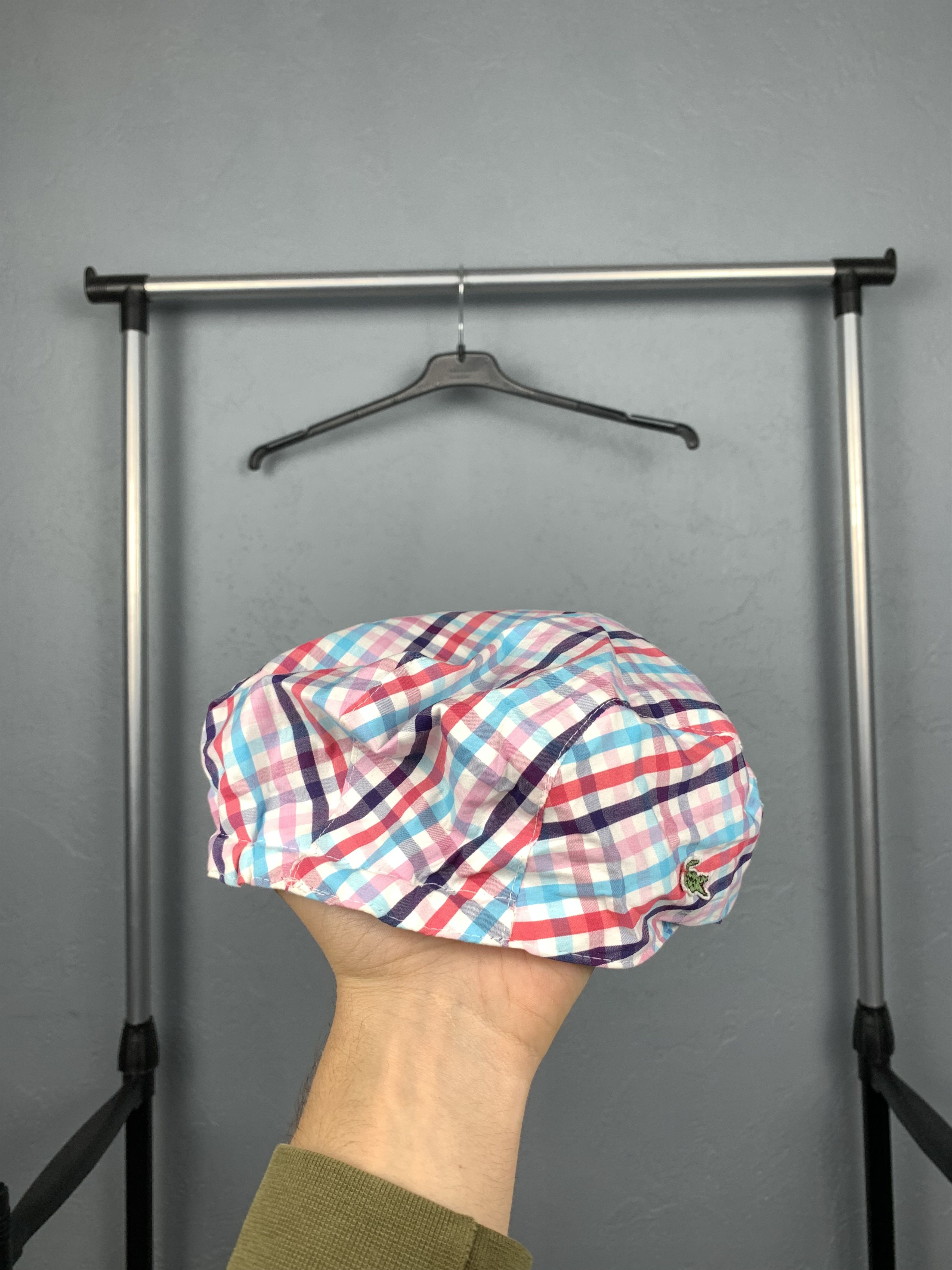 Lacoste × Vintage Lacoste 90s Vintage Hat Bakerboy Cap Size ONE SIZE - 3 Thumbnail