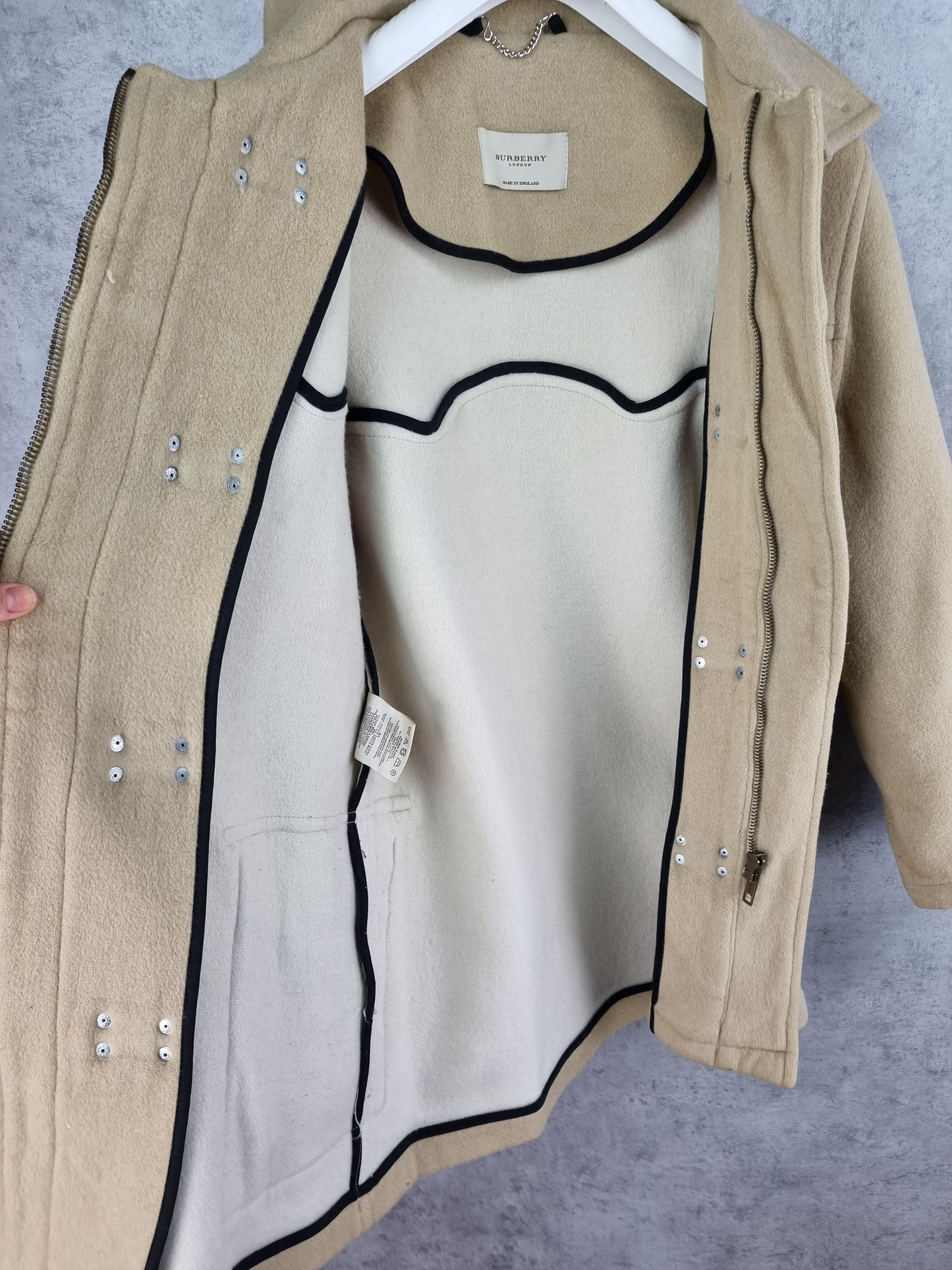 Burberry 90s Burberry Wool Doufle Coat Made in England Size M / US 6-8 / IT 42-44 - 13 Thumbnail
