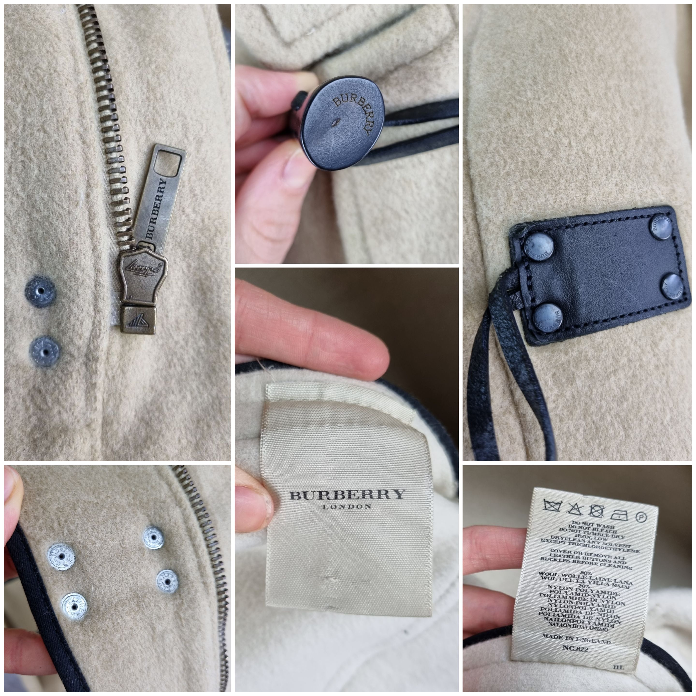 Burberry 90s Burberry Wool Doufle Coat Made in England Size M / US 6-8 / IT 42-44 - 15 Thumbnail