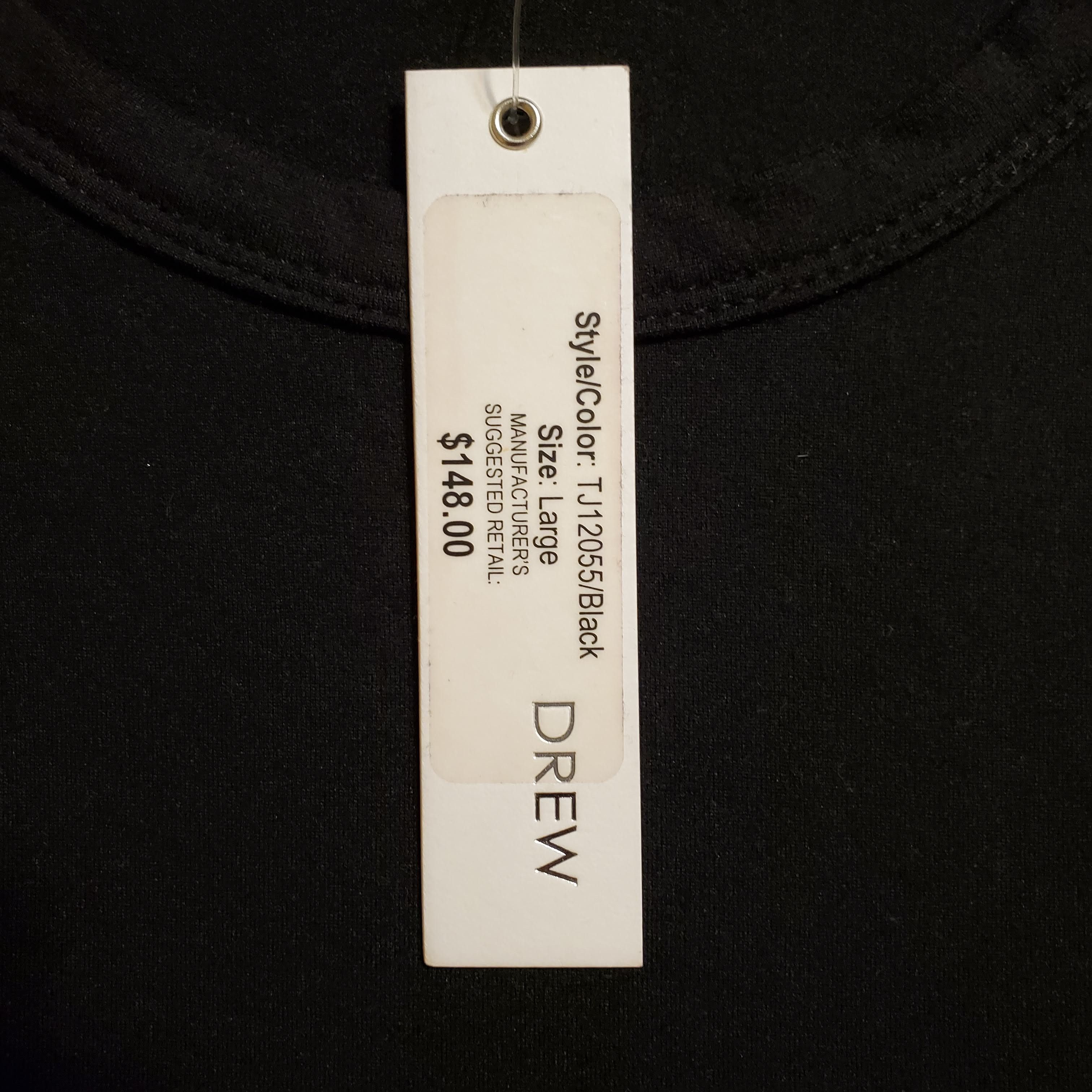 Drew NWT DREW Black Short mesh sleeve Tee Size L / US 10 / IT 46 - 5 Thumbnail