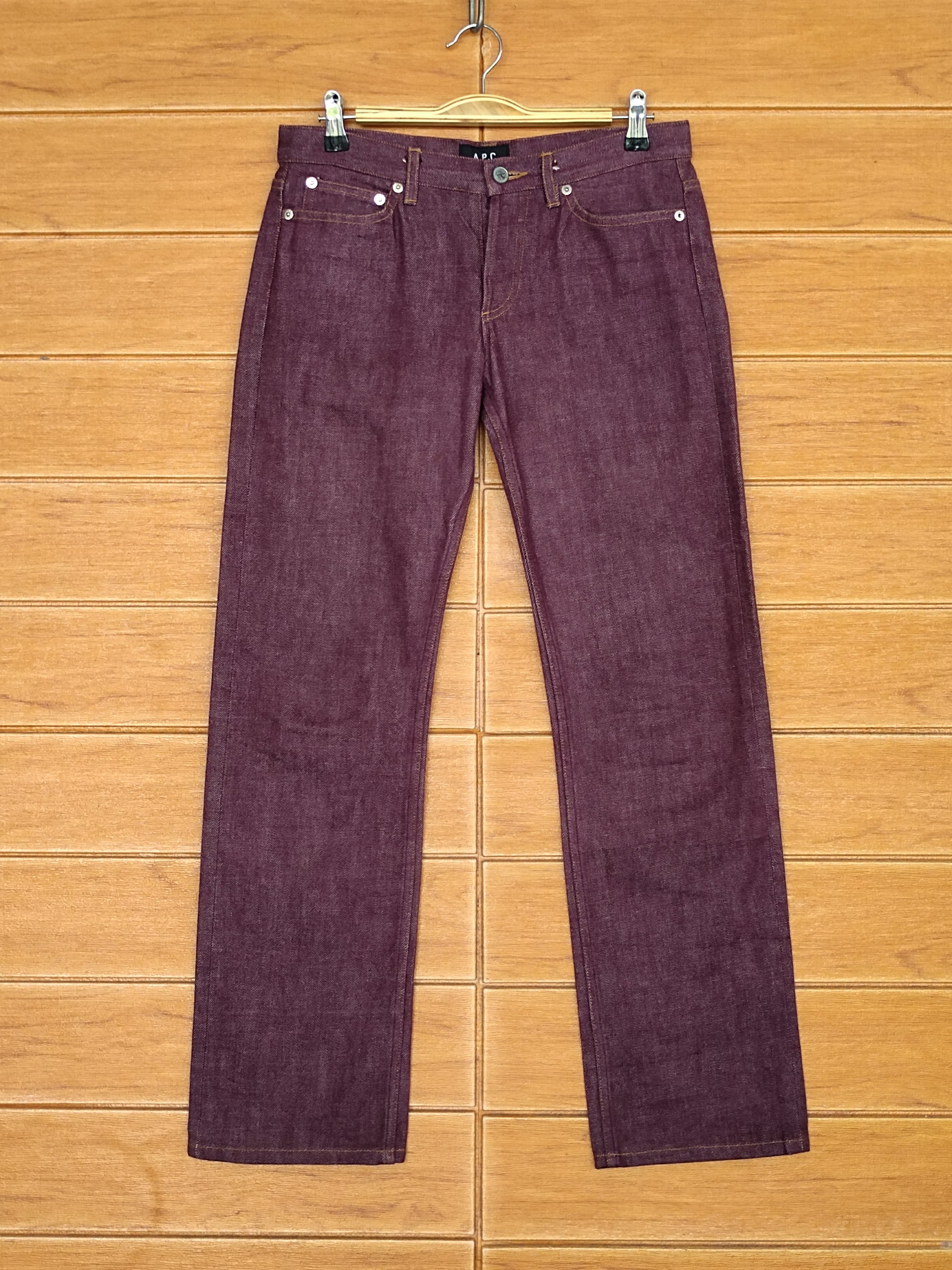 A.P.C. A.P.C Straight Cut Redline Selvedge Denim Jeans Size US 27 - 2 Thumbnail
