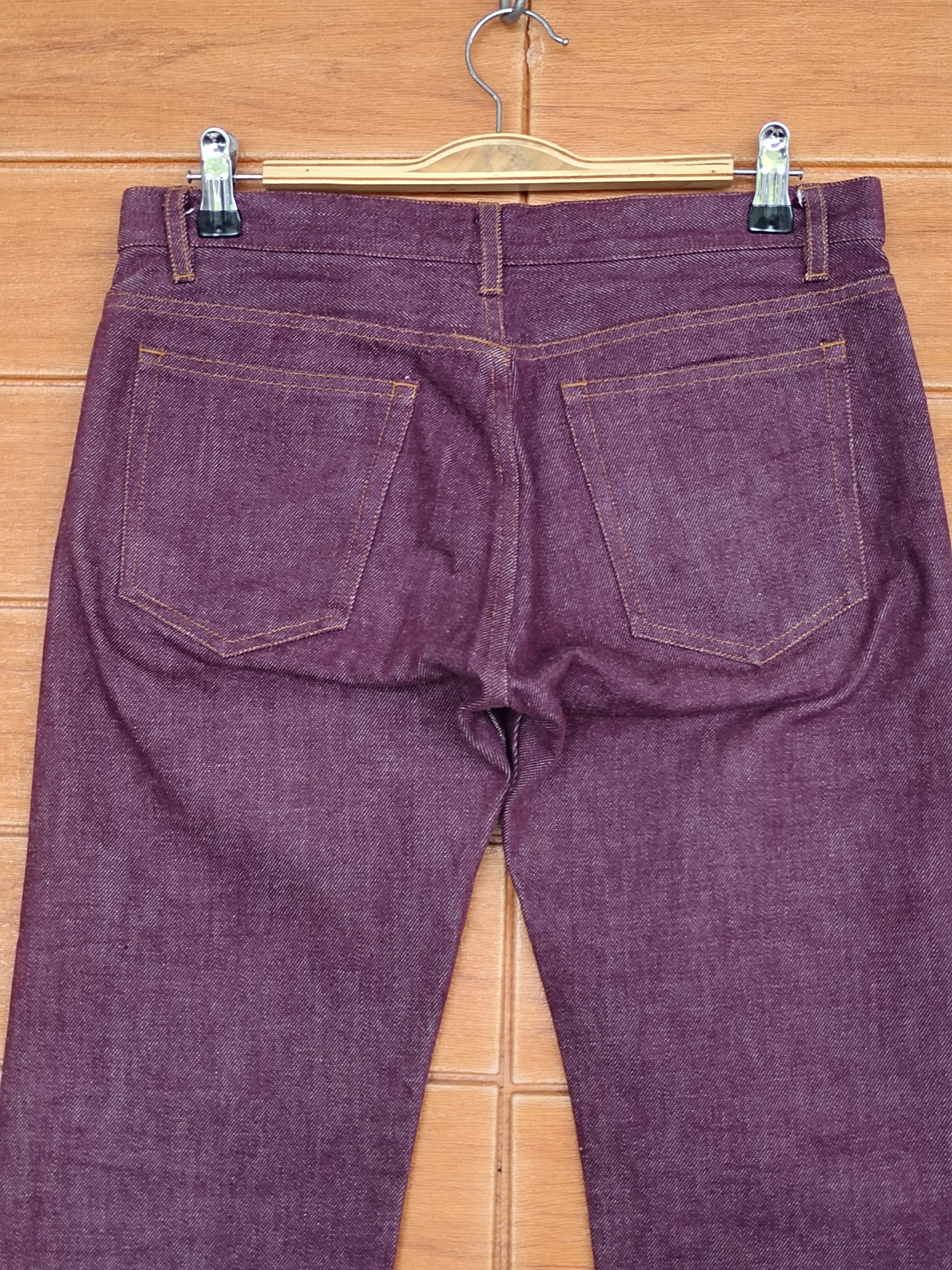 A.P.C. A.P.C Straight Cut Redline Selvedge Denim Jeans Size US 27 - 11 Thumbnail