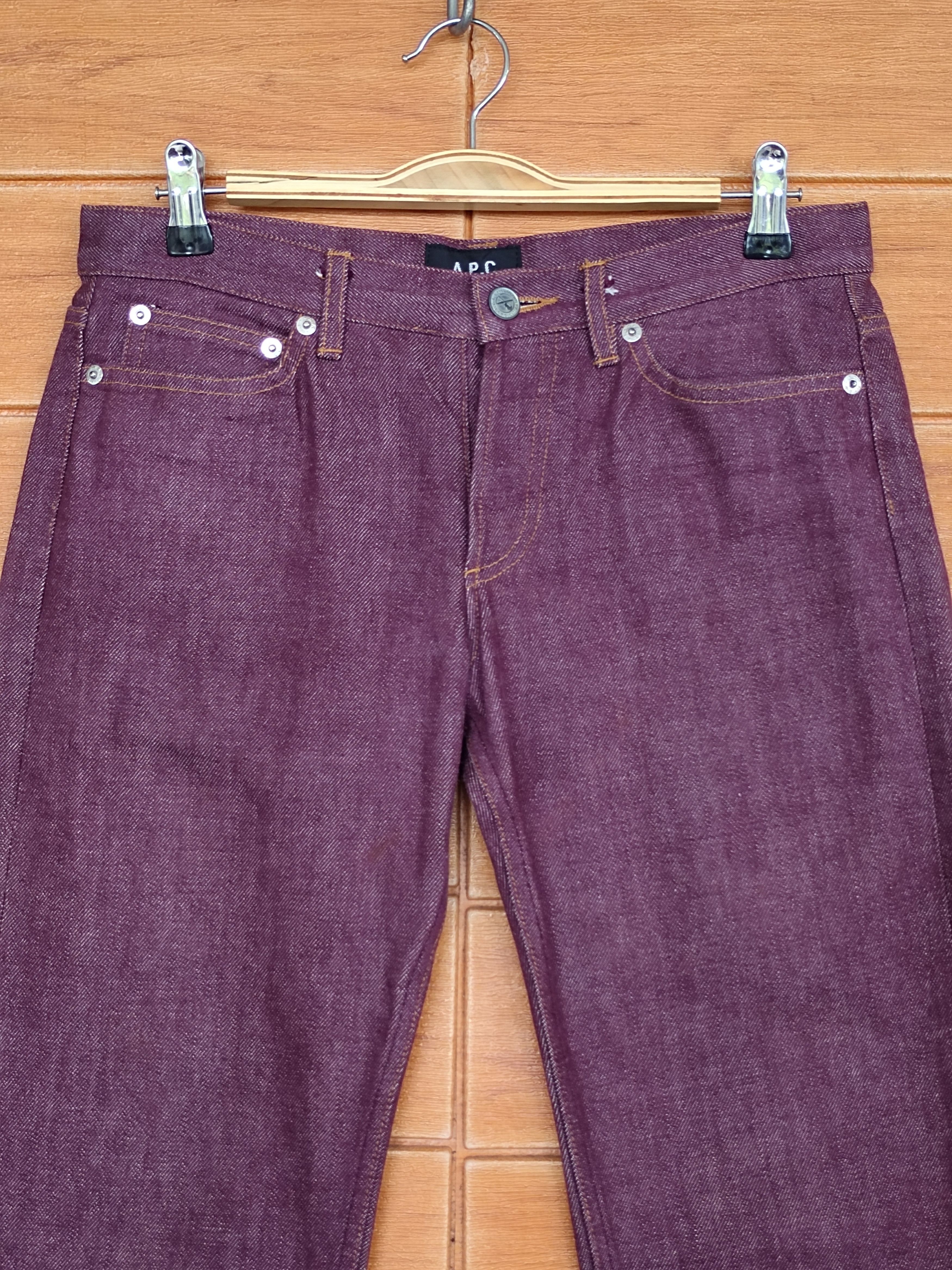 A.P.C. A.P.C Straight Cut Redline Selvedge Denim Jeans Size US 27 - 3 Thumbnail