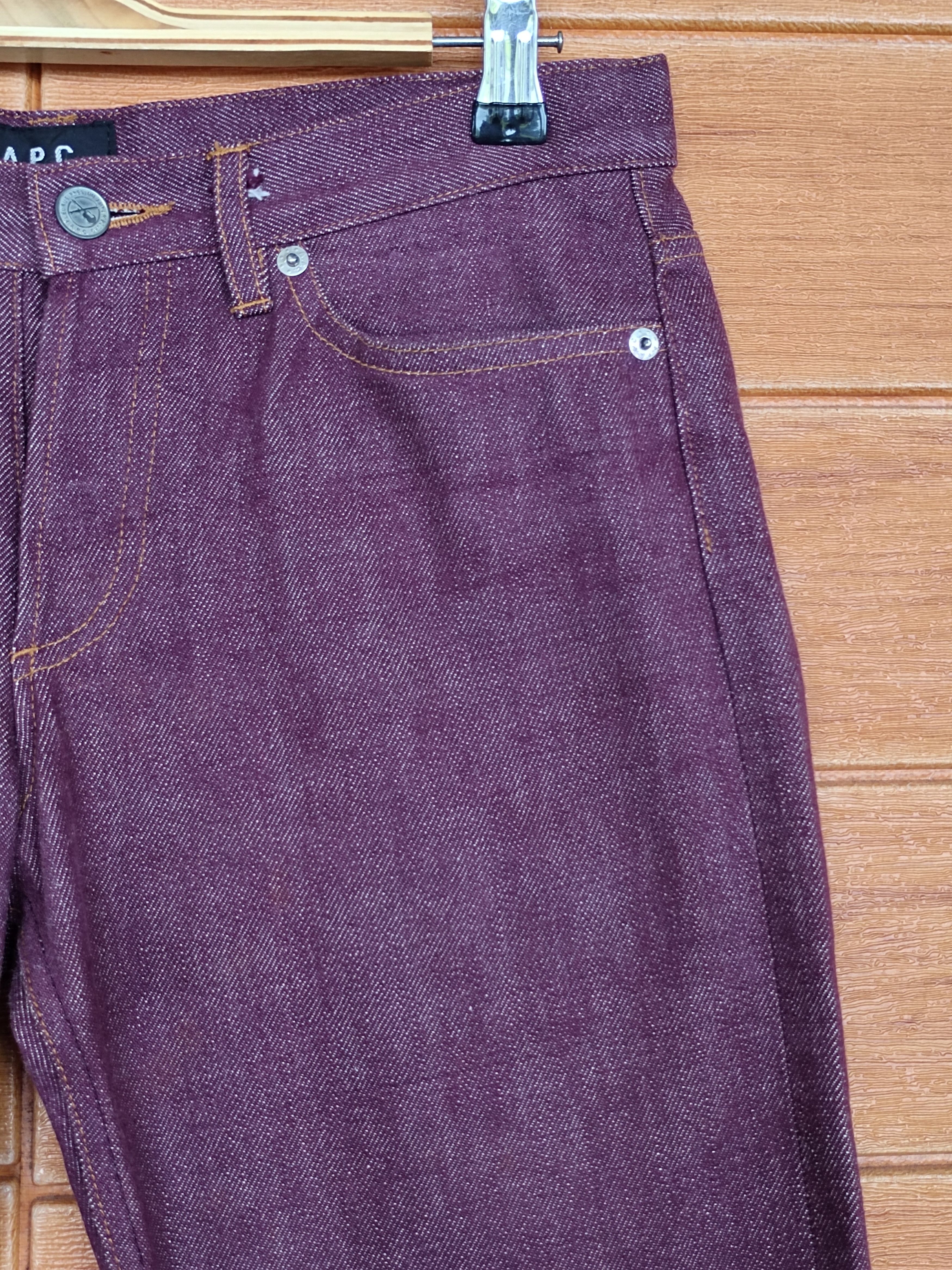 A.P.C. A.P.C Straight Cut Redline Selvedge Denim Jeans Size US 27 - 4 Thumbnail