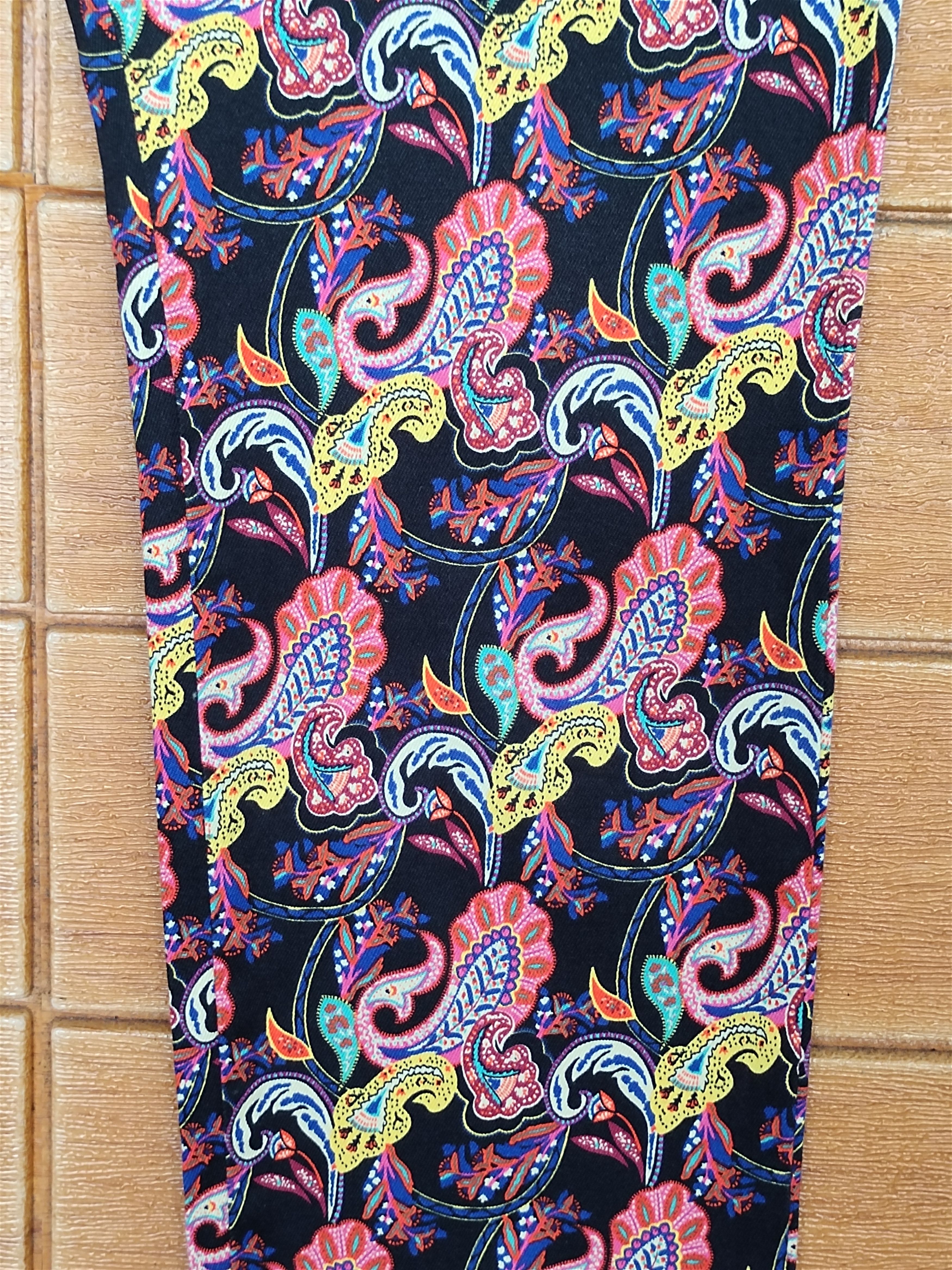 If Six Was Nine Sussan Paisley Printed Skinny Denim Pants Hippie Size 32" / US 10 / IT 46 - 7 Thumbnail