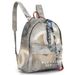Chanel Chanel 2014 SS Grey Beige Canvas Graffiti Backpack Bag Size ONE SIZE - 3 Thumbnail