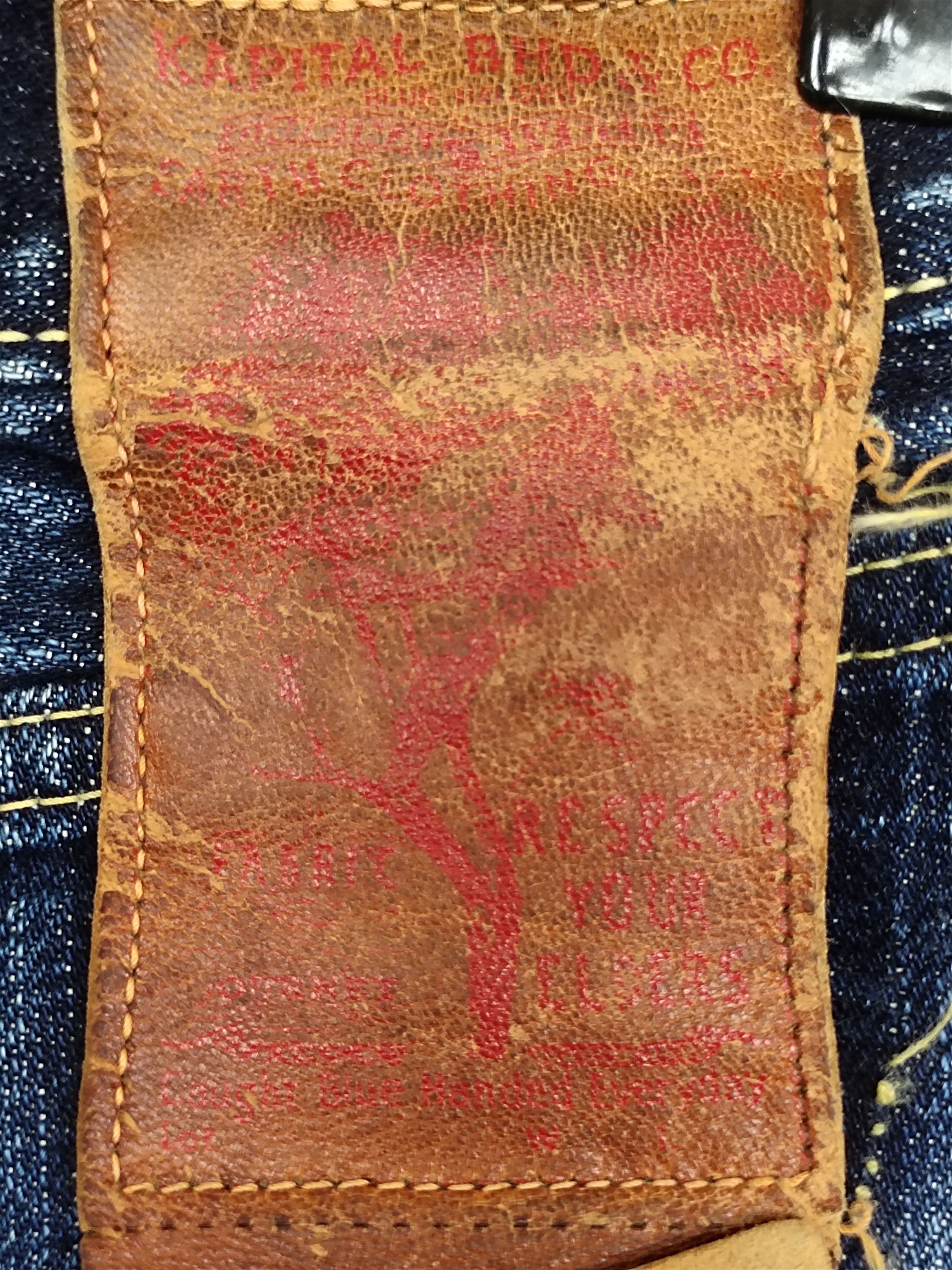 Kapital OG Kapital Japan Okayama Distress Faded Selvedge Denim Jeans Size US 27 - 13 Thumbnail