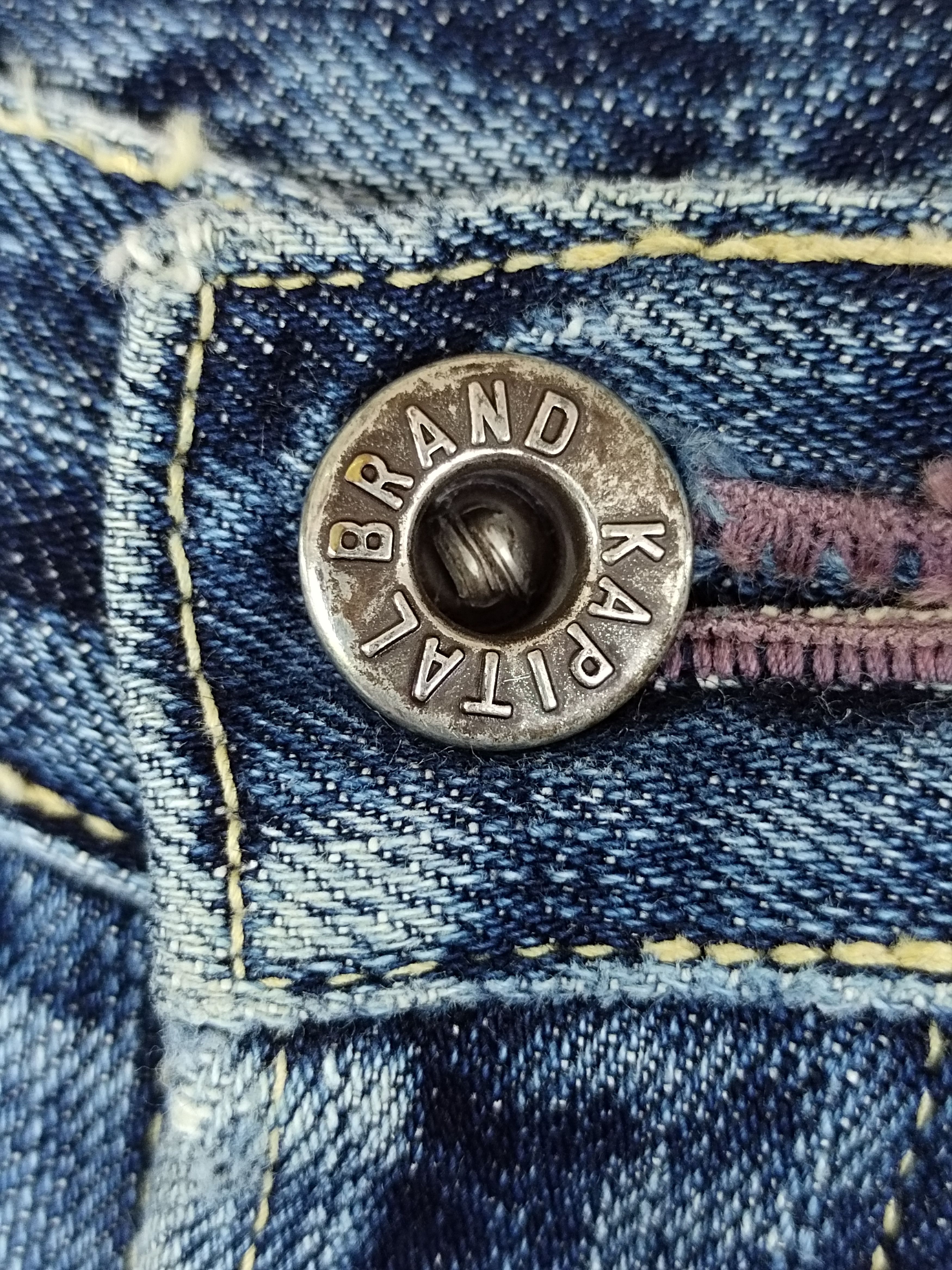 Kapital OG Kapital Japan Okayama Distress Faded Selvedge Denim Jeans Size US 27 - 17 Thumbnail