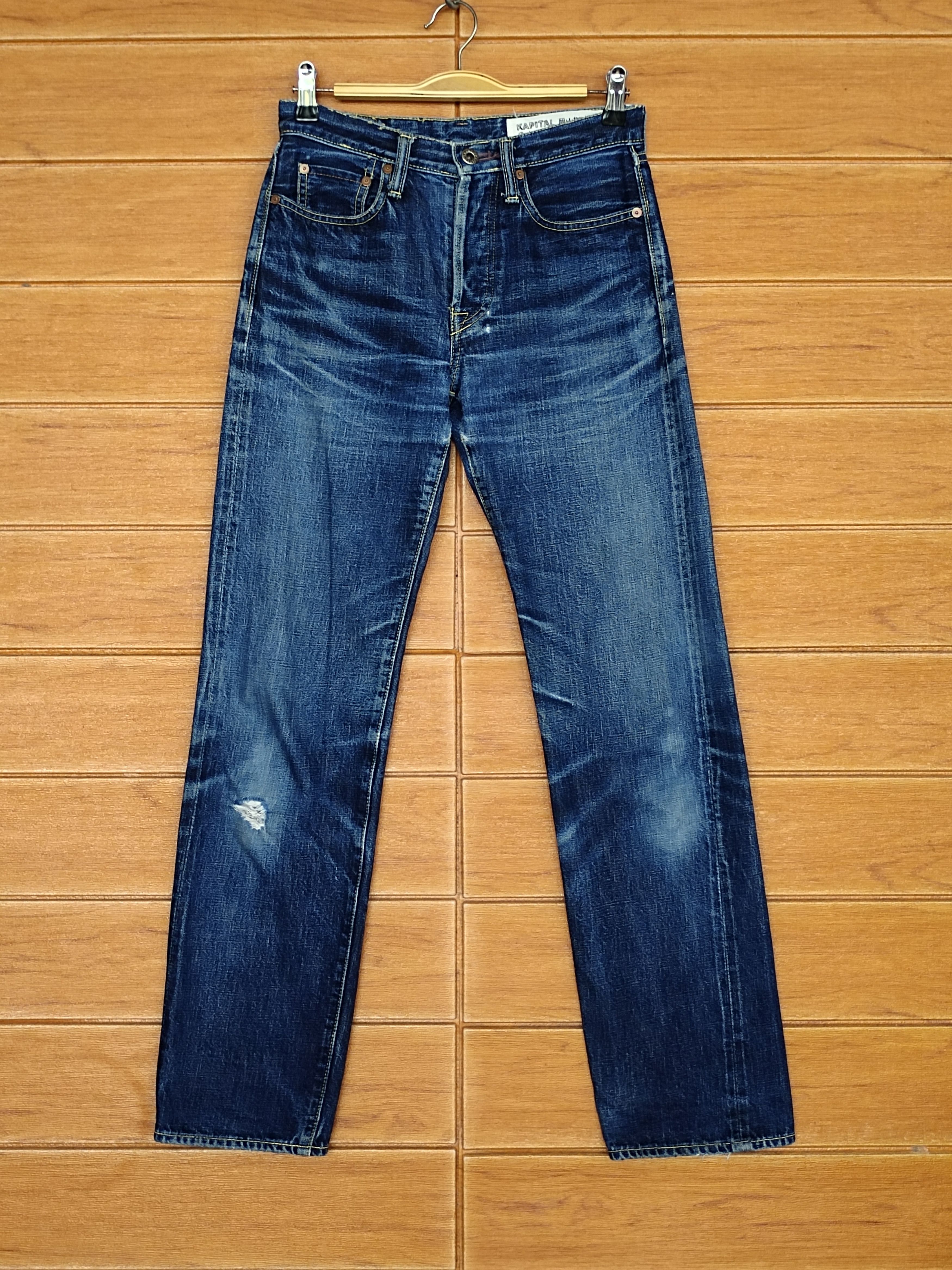 Kapital OG Kapital Japan Okayama Distress Faded Selvedge Denim Jeans Size US 27 - 1 Thumbnail