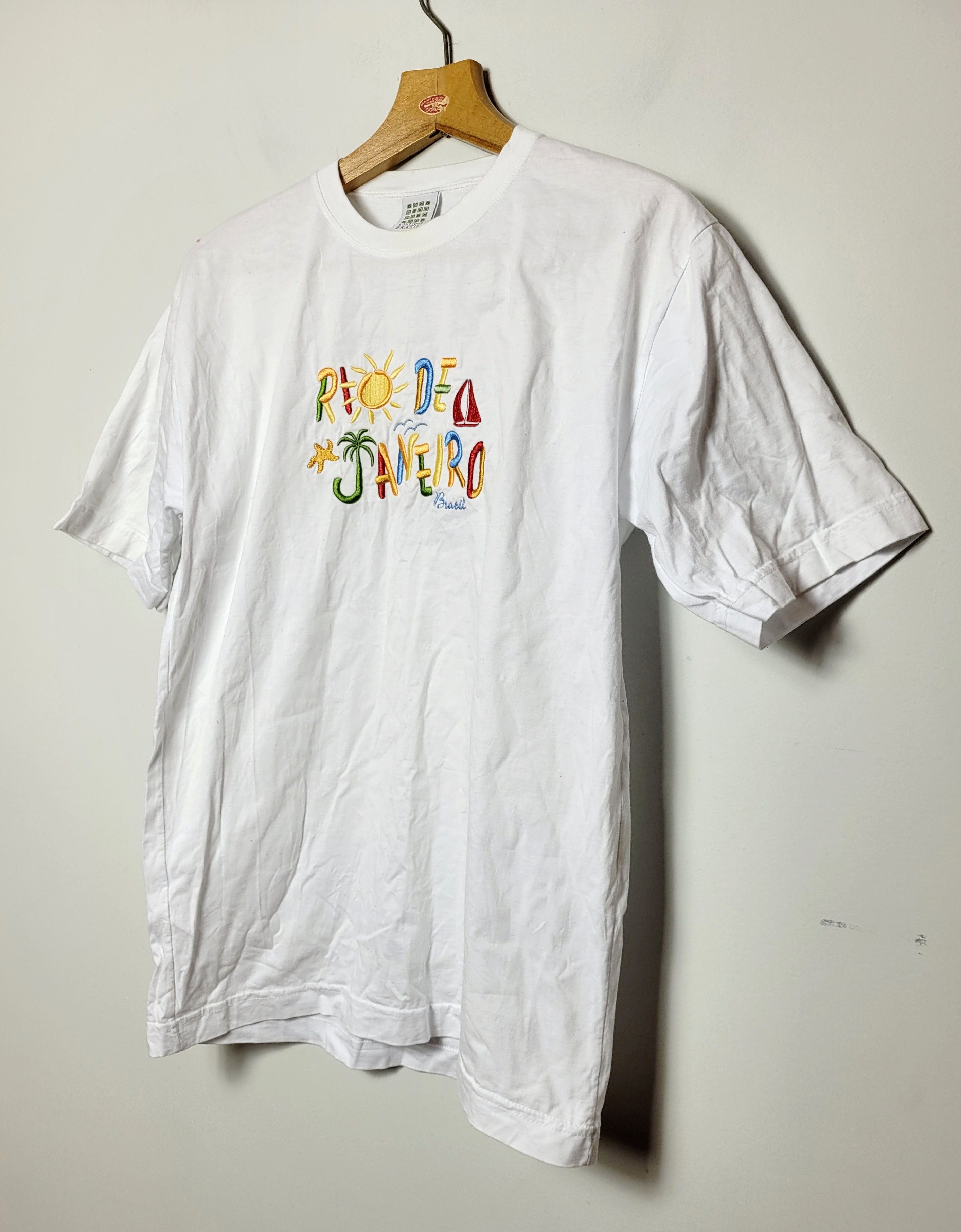 Vintage vintage Rio De Janeiro Brasil t-shirt Size US S / EU 44-46 / 1 - 1 Thumbnail