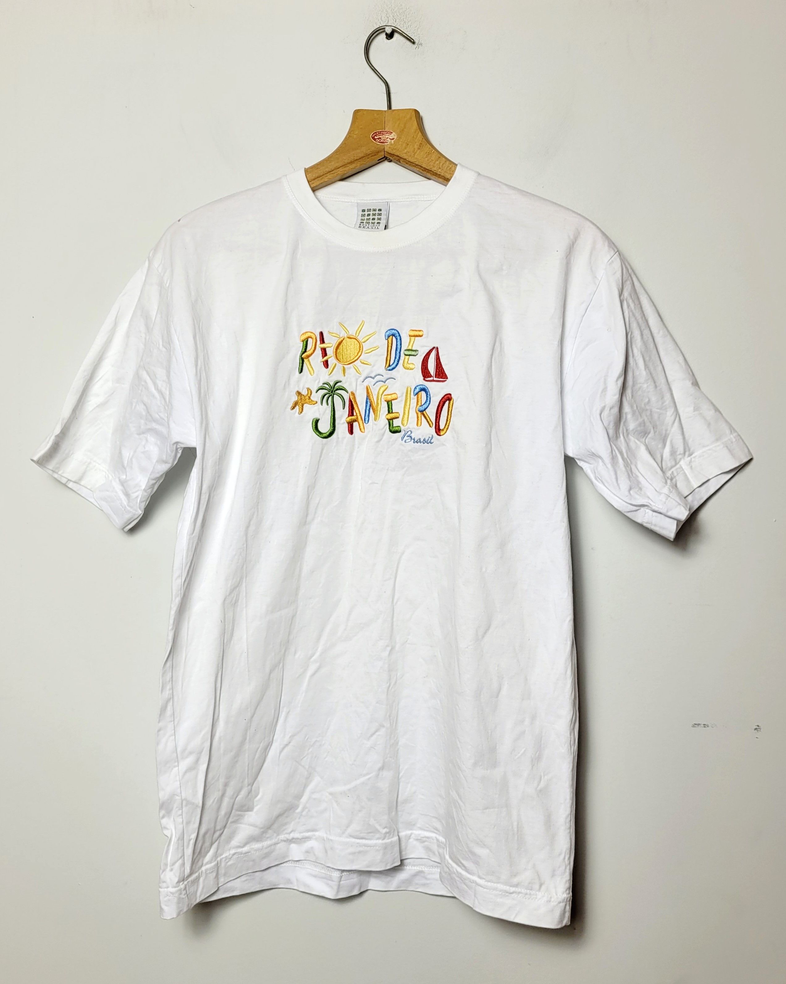 Vintage vintage Rio De Janeiro Brasil t-shirt Size US S / EU 44-46 / 1 - 2 Thumbnail