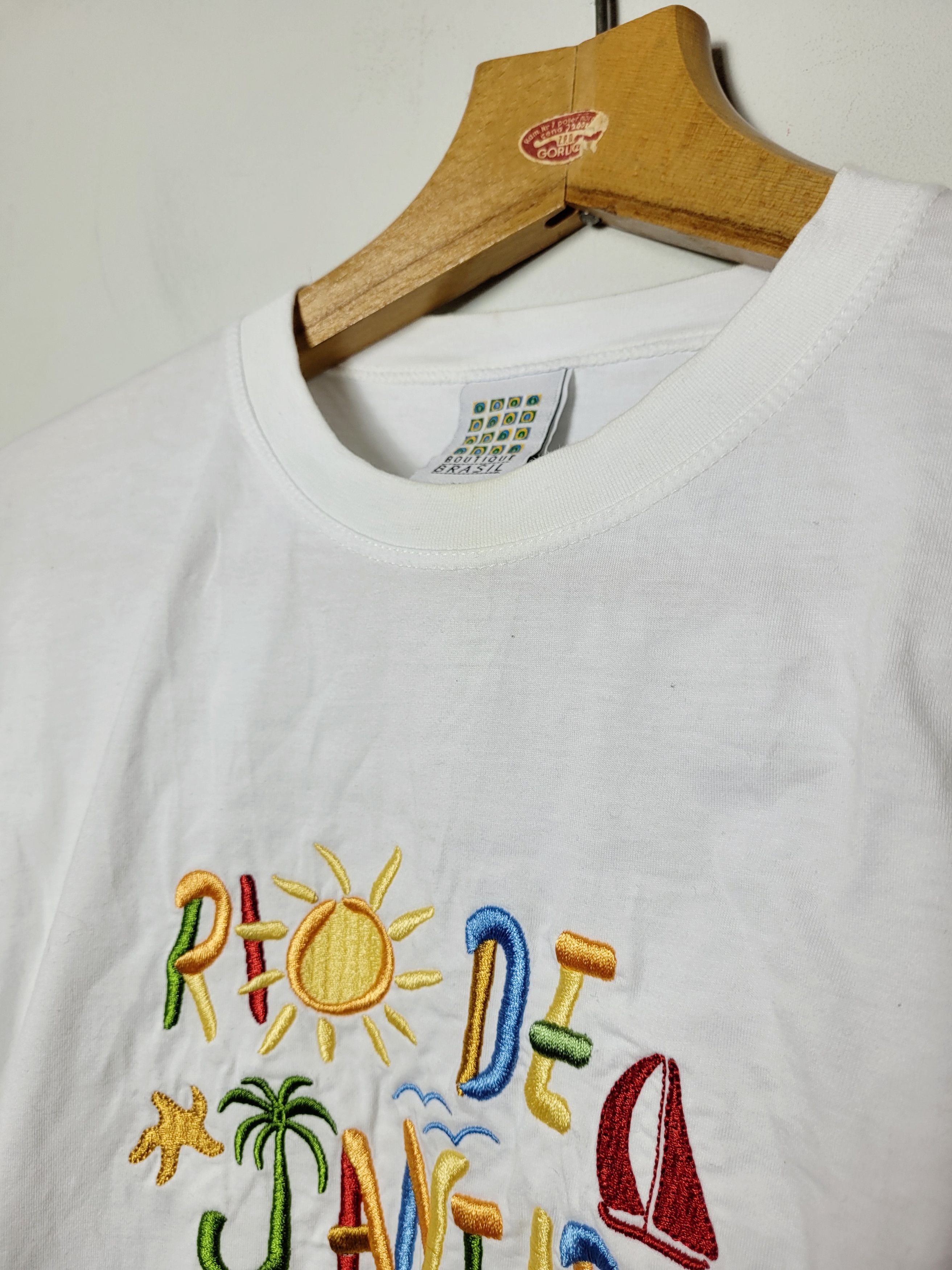 Vintage vintage Rio De Janeiro Brasil t-shirt Size US S / EU 44-46 / 1 - 4 Thumbnail