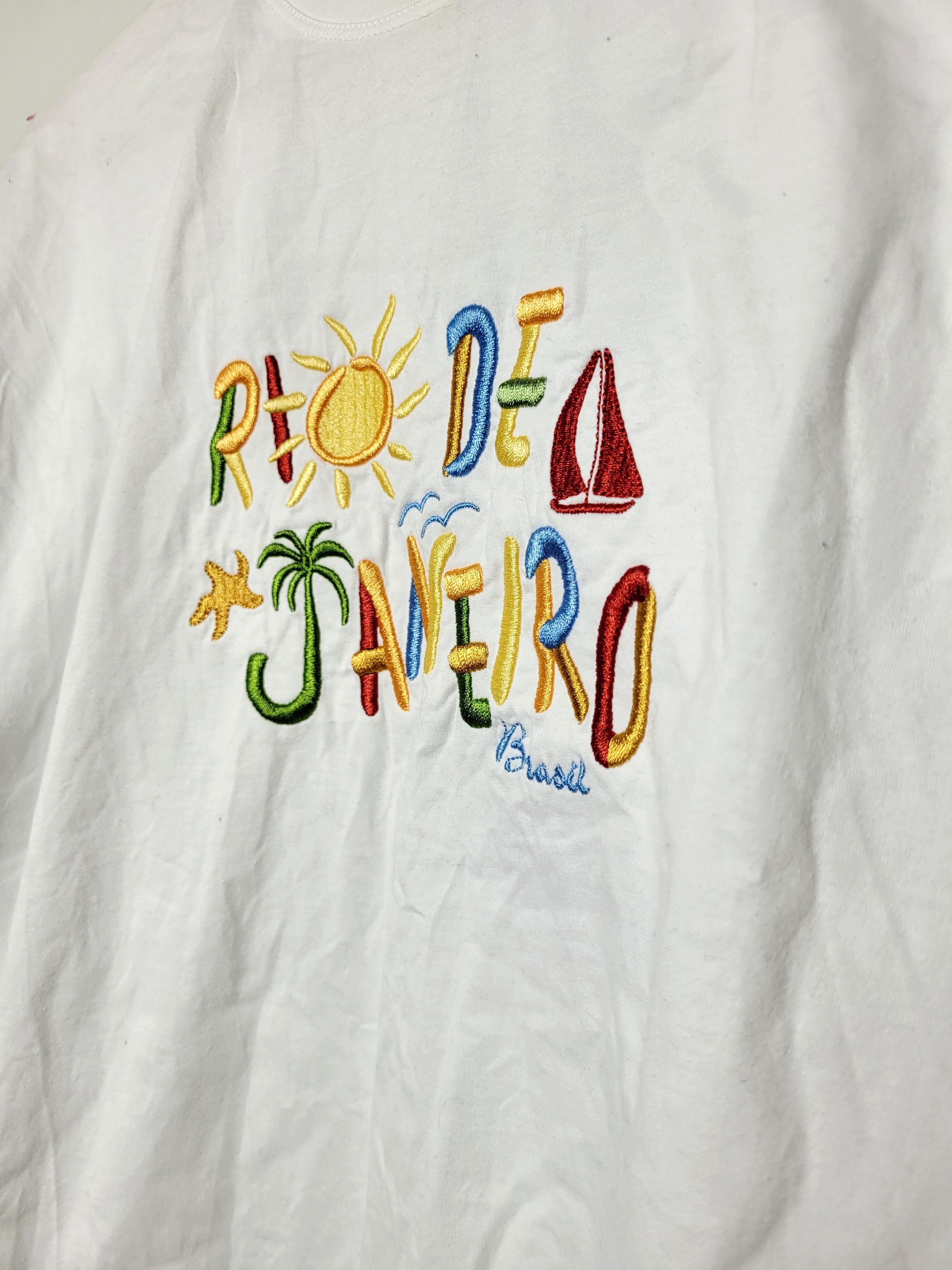 Vintage vintage Rio De Janeiro Brasil t-shirt Size US S / EU 44-46 / 1 - 3 Thumbnail