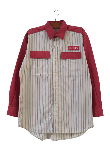 Japanese Brand Vintage Eneos Motorsport Racing Shirt Size US L / EU 52-54 / 3 - 1 Thumbnail