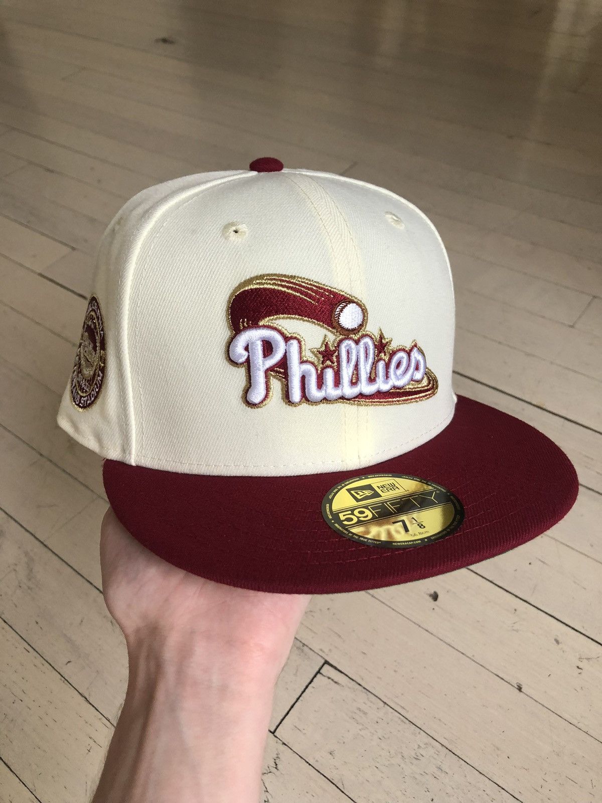 Hat Club New store Era “Rolling Papers” Philadephia Phillies Veterans Patch Size 7 3/8