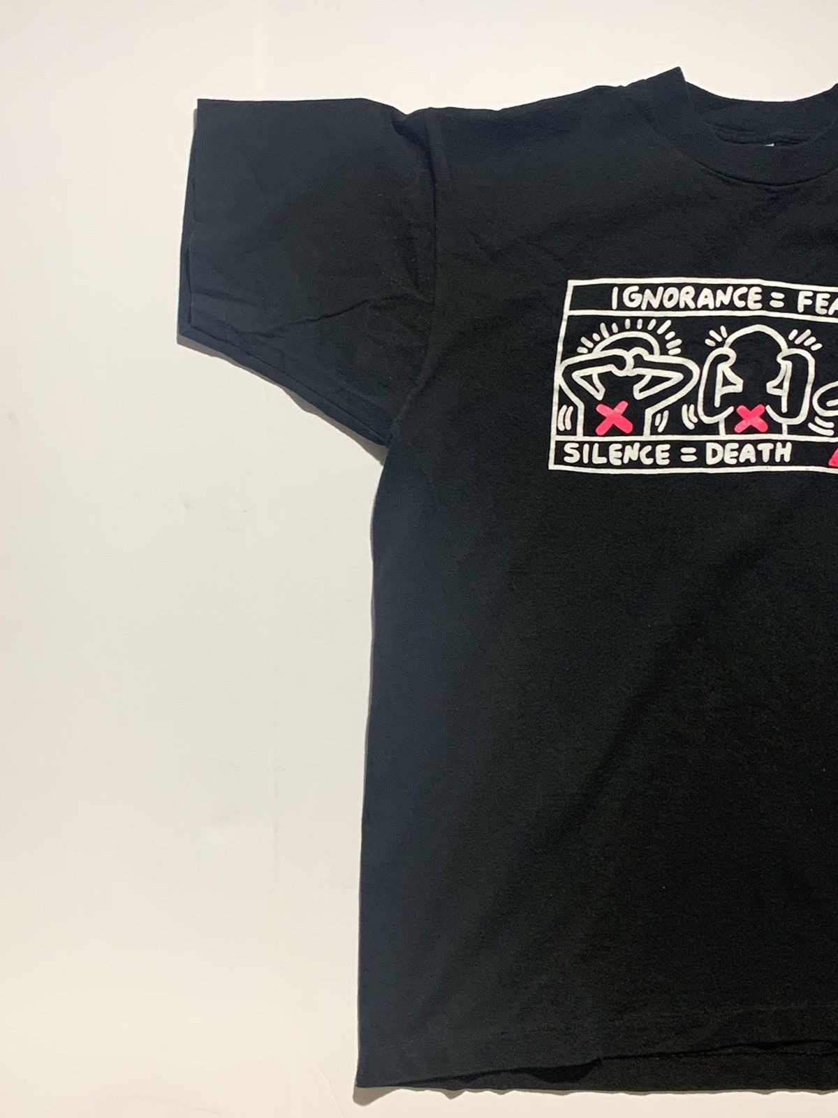 Keith Haring × Vintage Keith Haring "Silence = Death" "Fight Aids Act Up" Size US XL / EU 56 / 4 - 4 Thumbnail