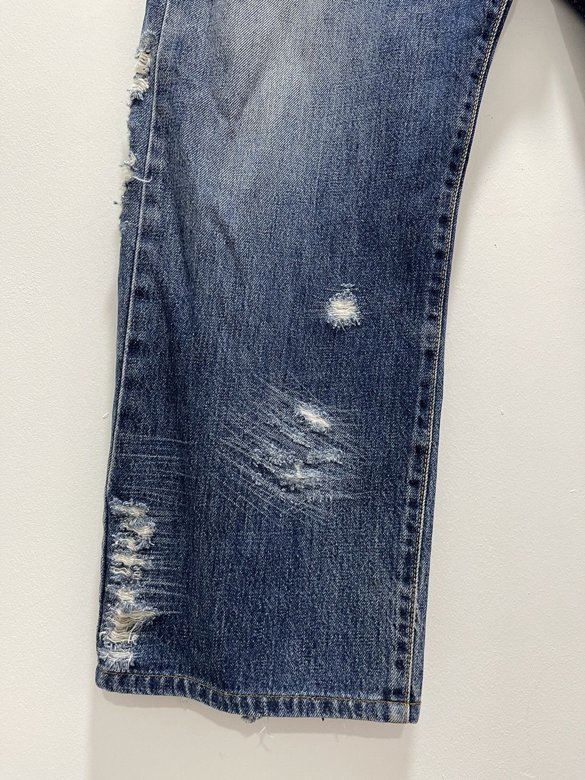 Edwin JAPANESE EDWIN DISTROYED BAGGY SELVEDGE DISTRESSED JEANS Size US 30 / EU 46 - 6 Thumbnail