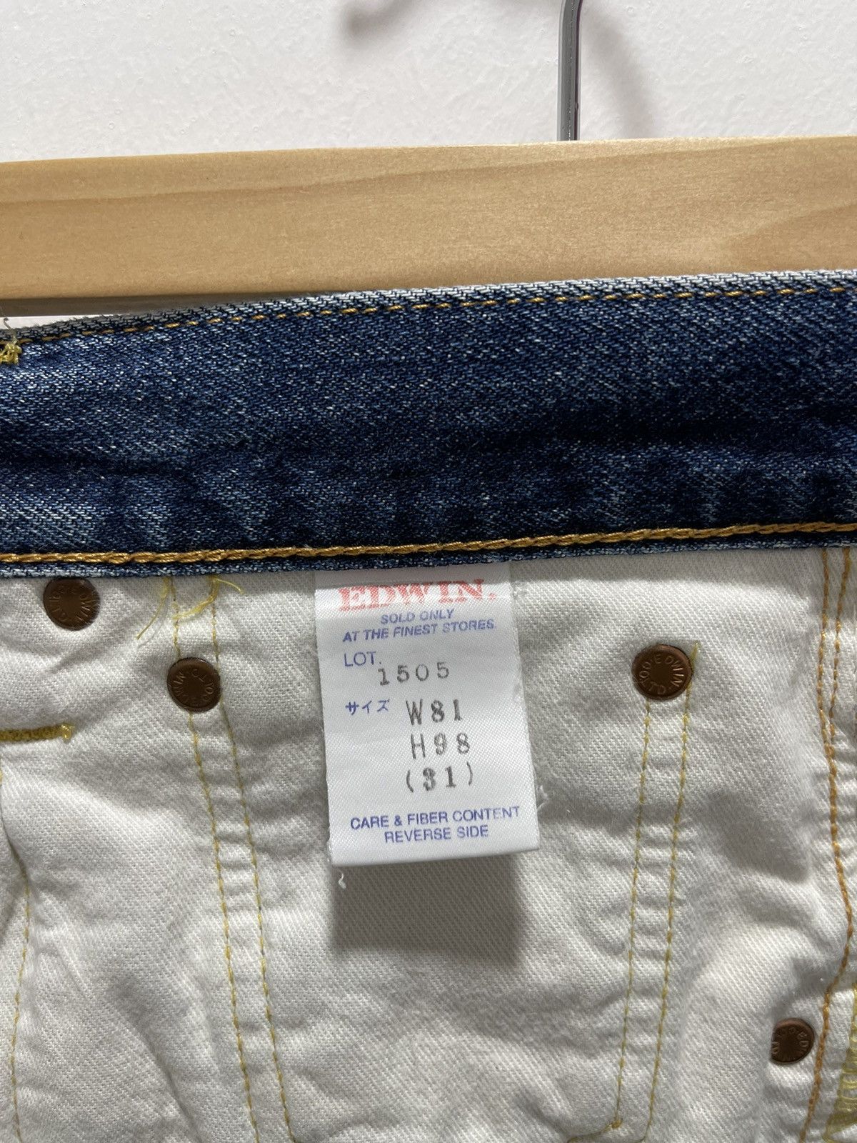 Edwin JAPANESE EDWIN DISTROYED BAGGY SELVEDGE DISTRESSED JEANS Size US 30 / EU 46 - 15 Thumbnail