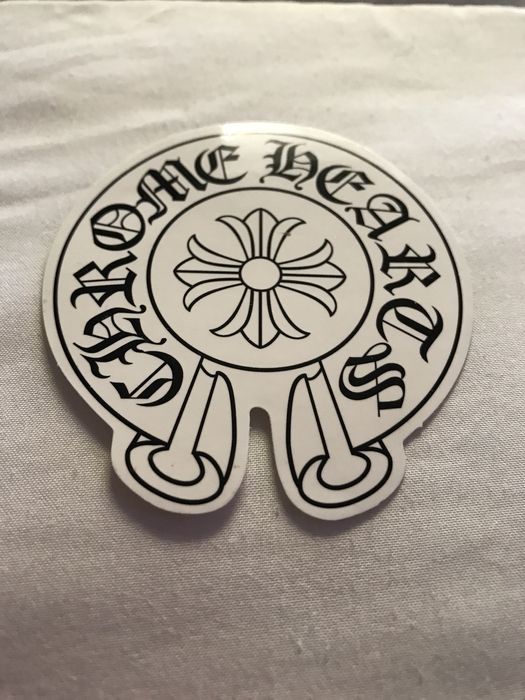 Chrome Hearts Chrome Hearts Logo Sticker | Grailed