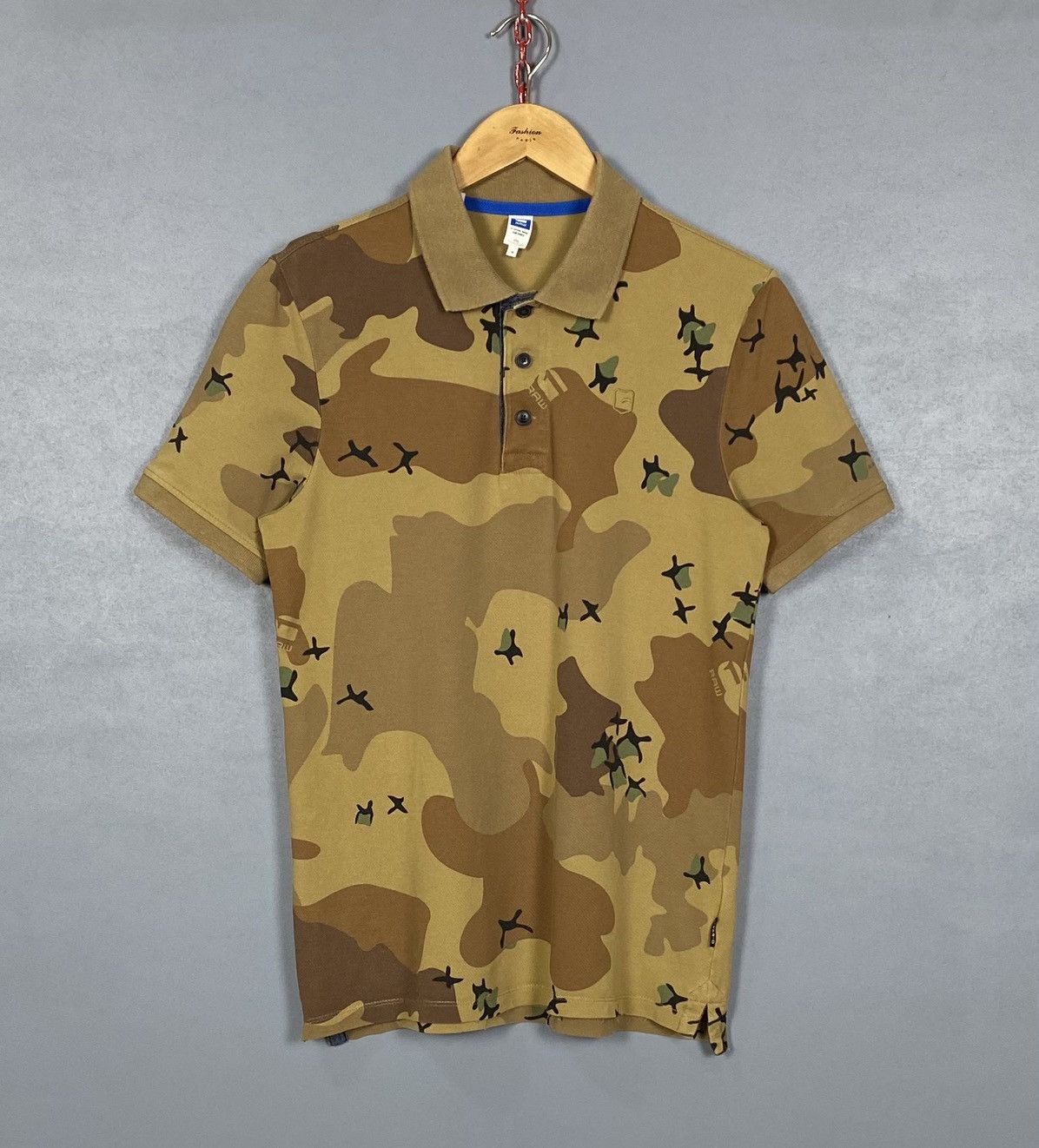 G-Star G-Star Raw Sport Joakim Camouflage Print Polo Shirt Classic Size US M / EU 48-50 / 2 - 2 Thumbnail