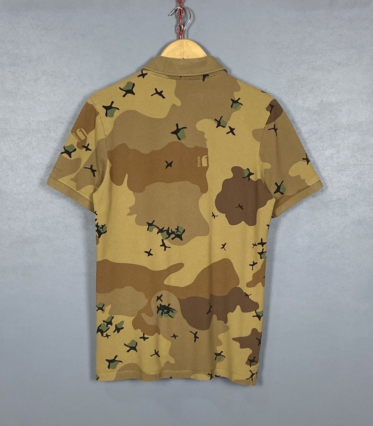 G-Star G-Star Raw Sport Joakim Camouflage Print Polo Shirt Classic Size US M / EU 48-50 / 2 - 8 Thumbnail