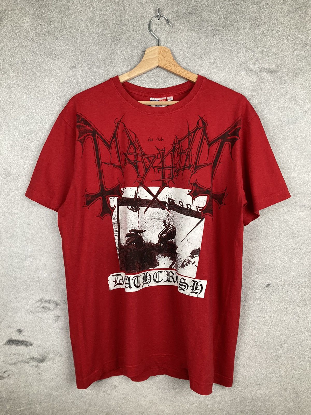 Band Tees × Rock T Shirt × Vintage Vintage Mayhem Deathcrush Black ...