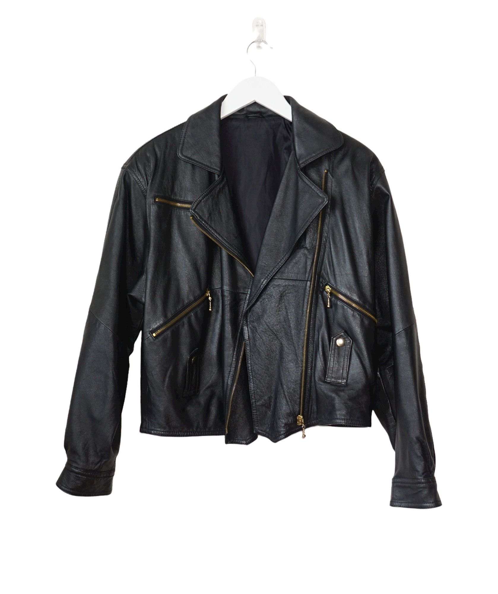 Veste Moto Cuir Mouton RUBSONS - Style Classique Homme